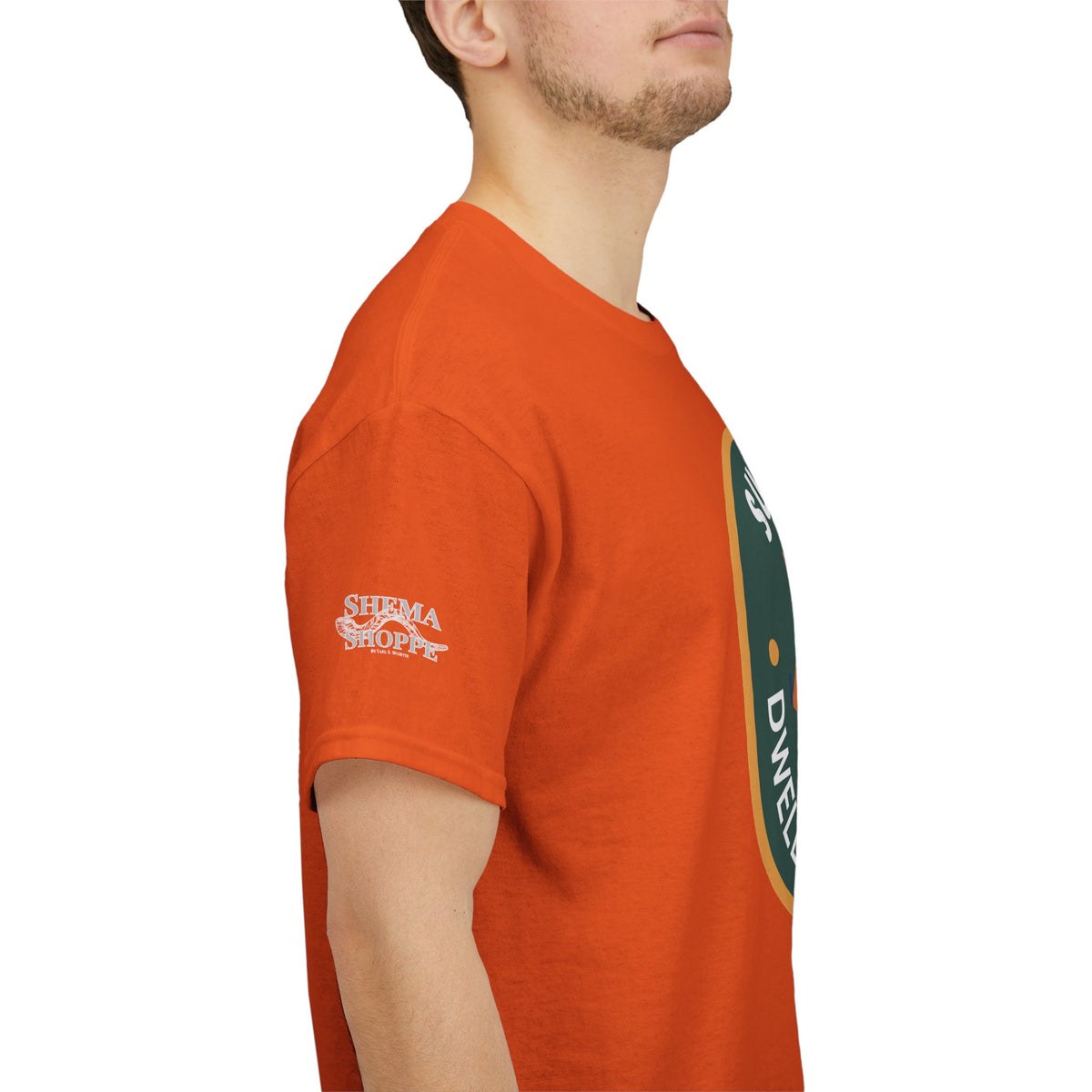 Sukkot Camping Tee — “Dwell With Yeshua” Biblical Feast T‑Shirt