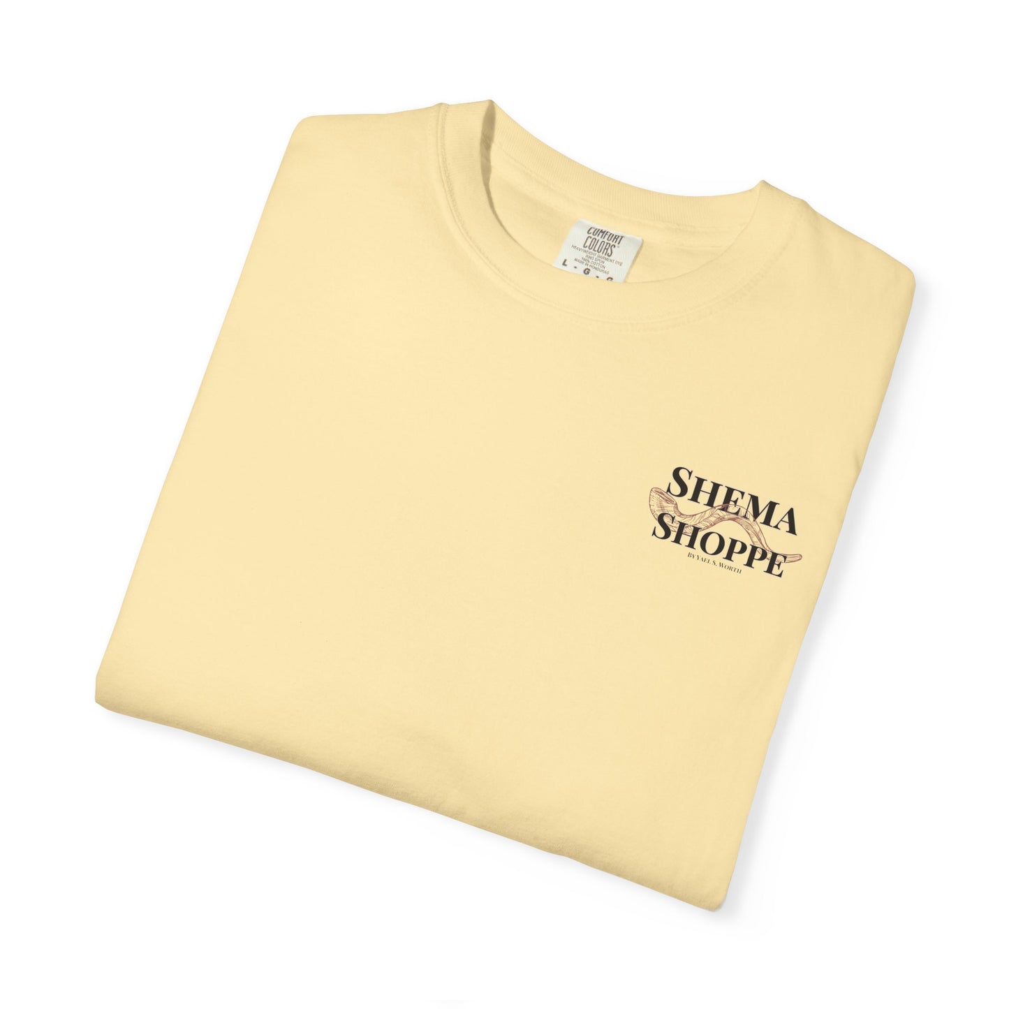 Open your Mouth Garment-Dyed T-Shirt — Rescue the Oppressed Back Print