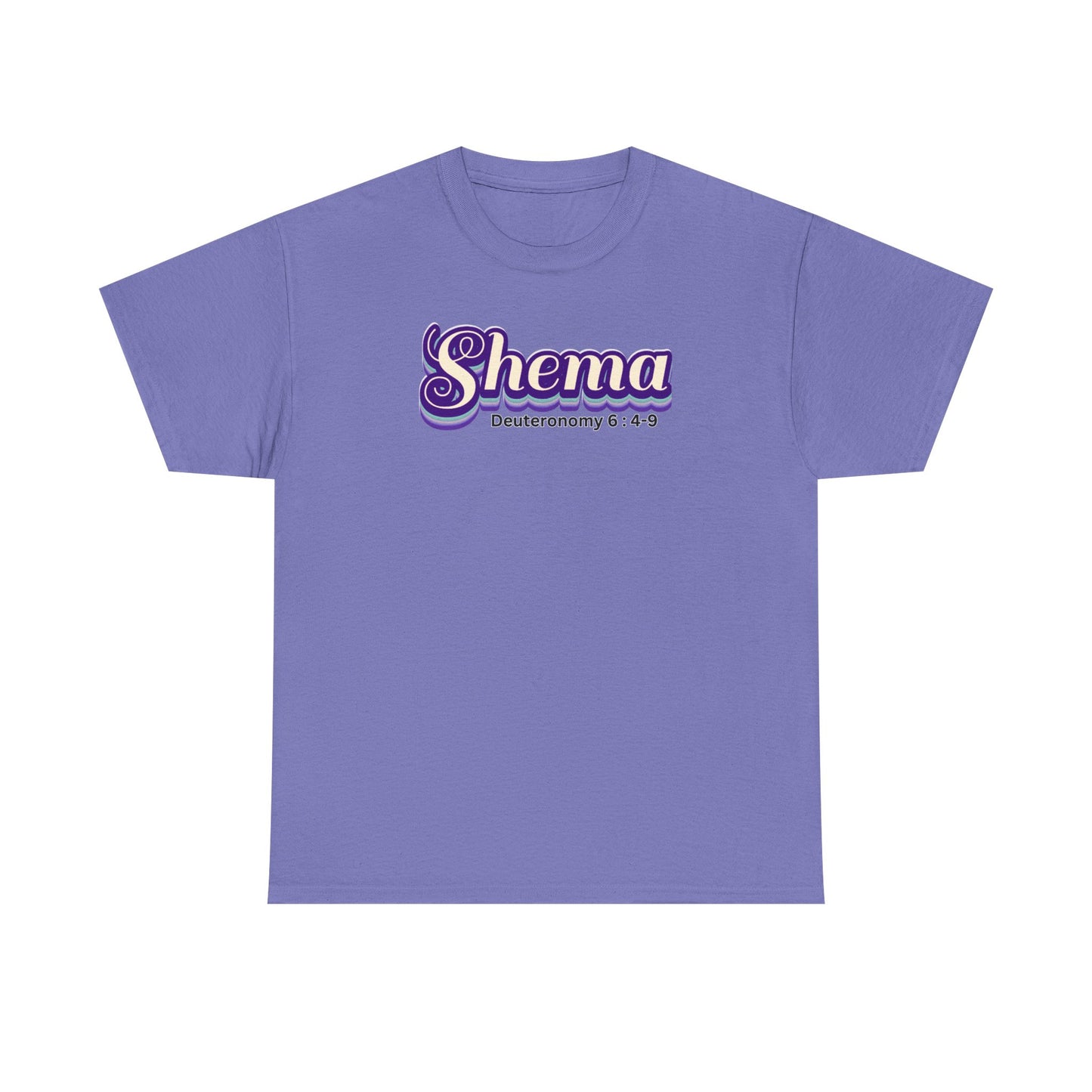 Faded Retro Shema Unisex Heavy Cotton Tee