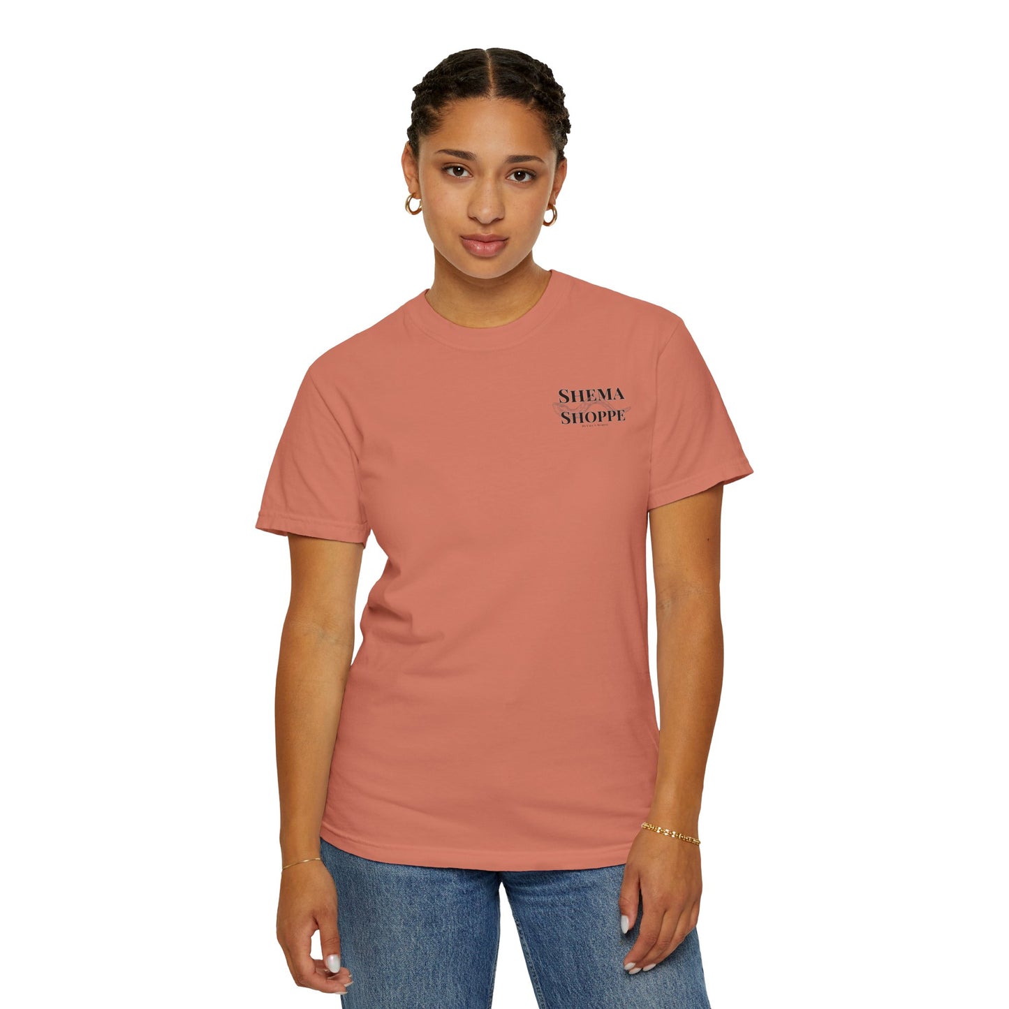 Open your Mouth Garment-Dyed T-Shirt — Rescue the Oppressed Back Print