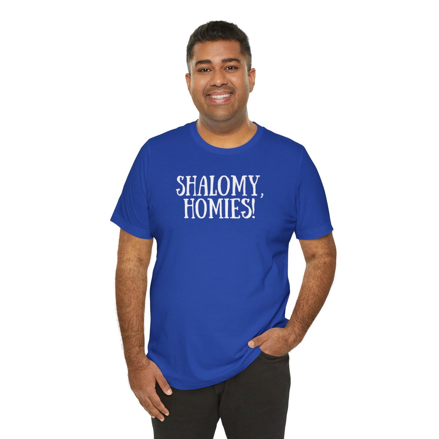 Shalomy Homies Tee - Funny Torah Obervant Greeting T-Shirt (Canada)