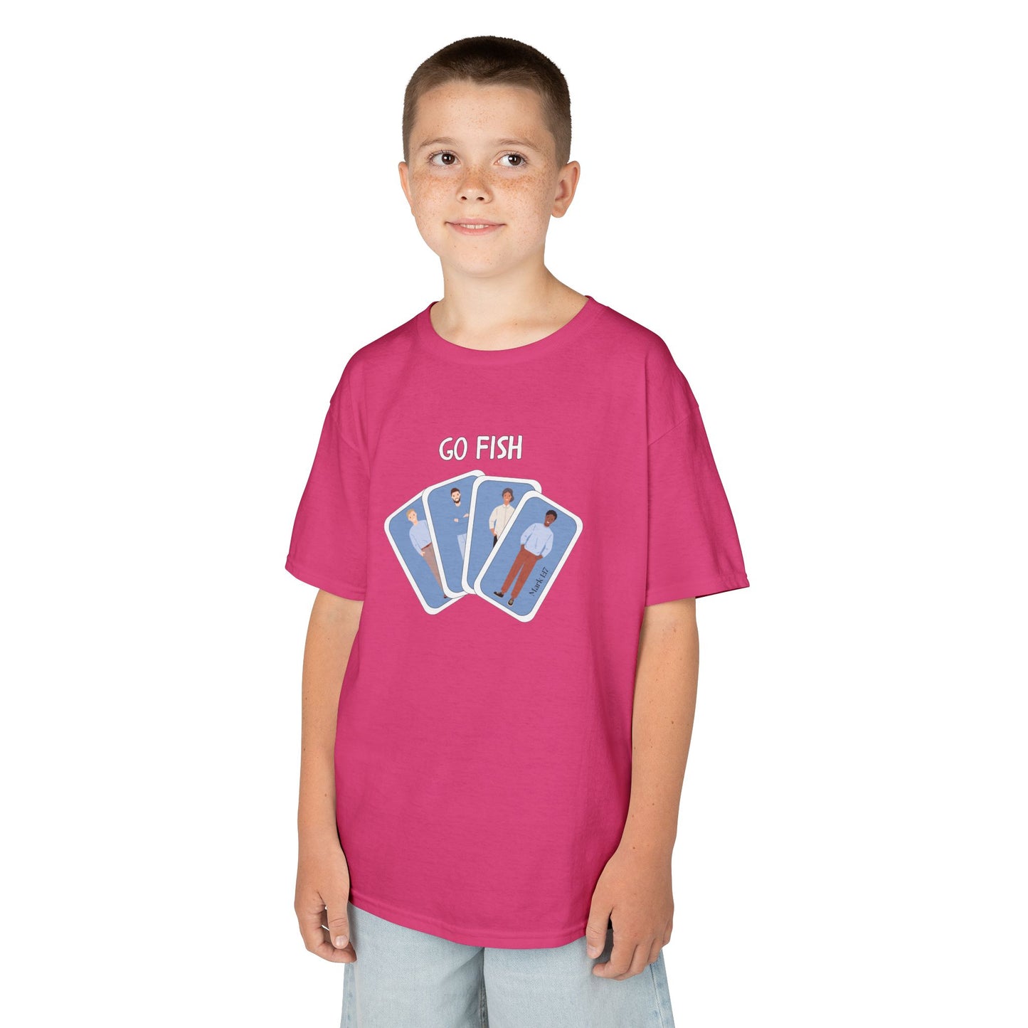 Fishers of Men Go Fish Bible Verse Kid's Cotton T-shirt