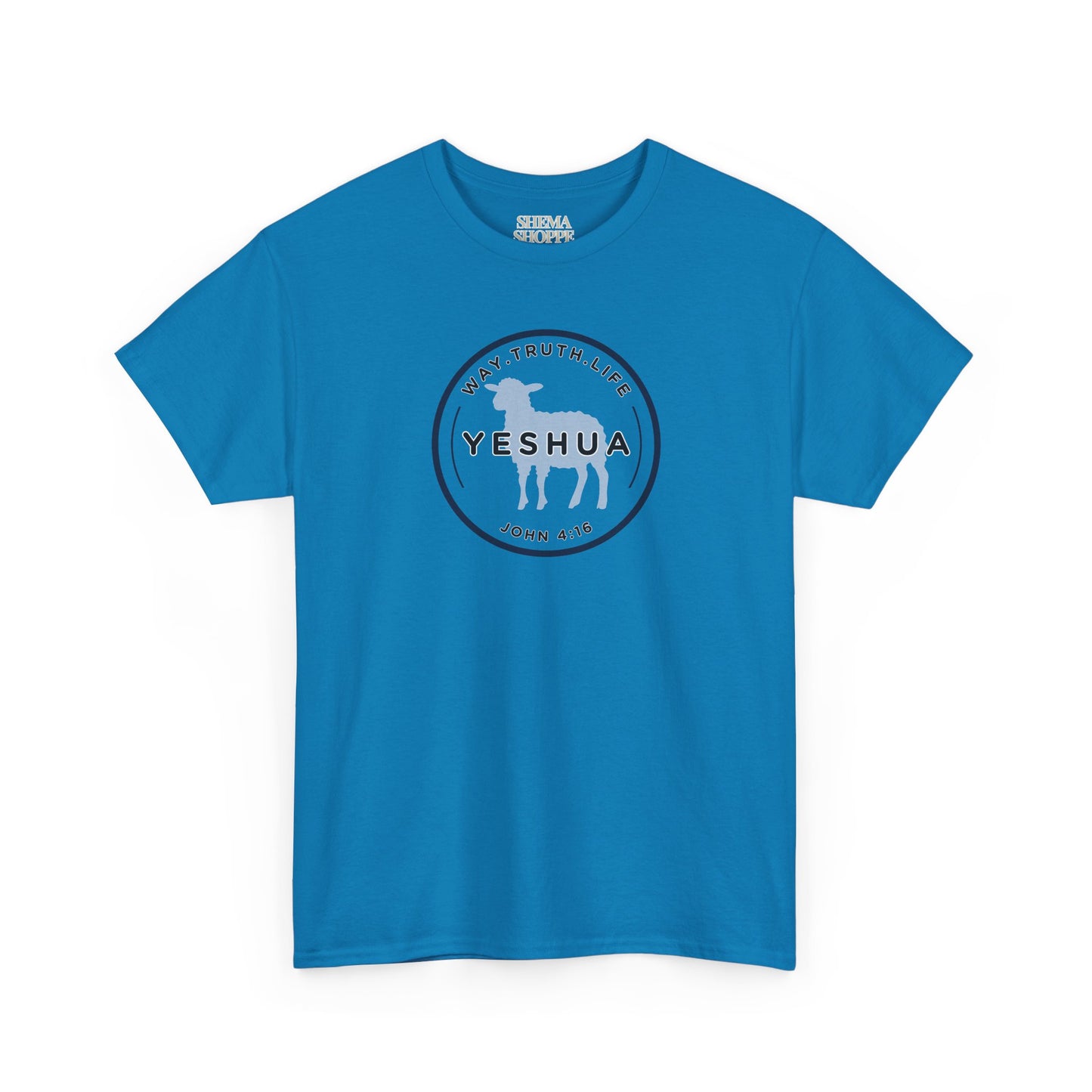 Yeshua 'Way, Truth, Life' Heavy Cotton Graphic Tee