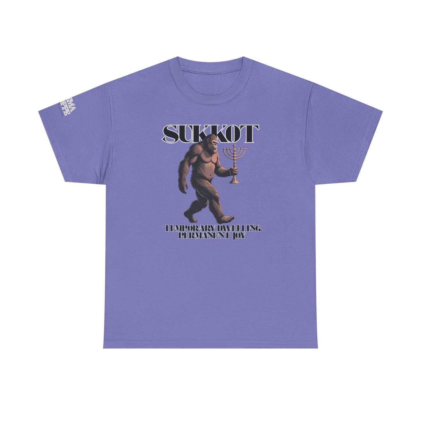 Sukkot Bigfoot Menorah Legendary Joy Shirt