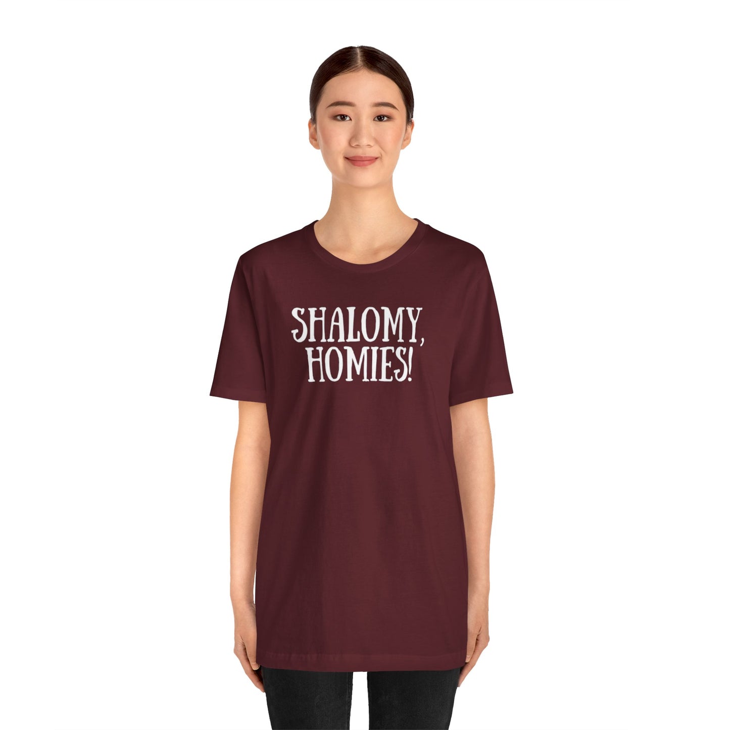 Shalomy Homies Tee - Funny Torah Obervant Greeting T-Shirt (Canada)