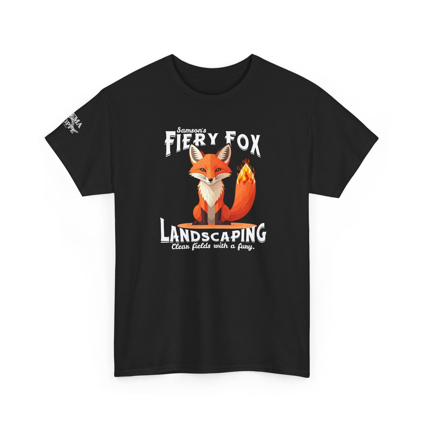 Fiery Fox Landscaping Unisex Heavy Cotton Tee - dark shades
