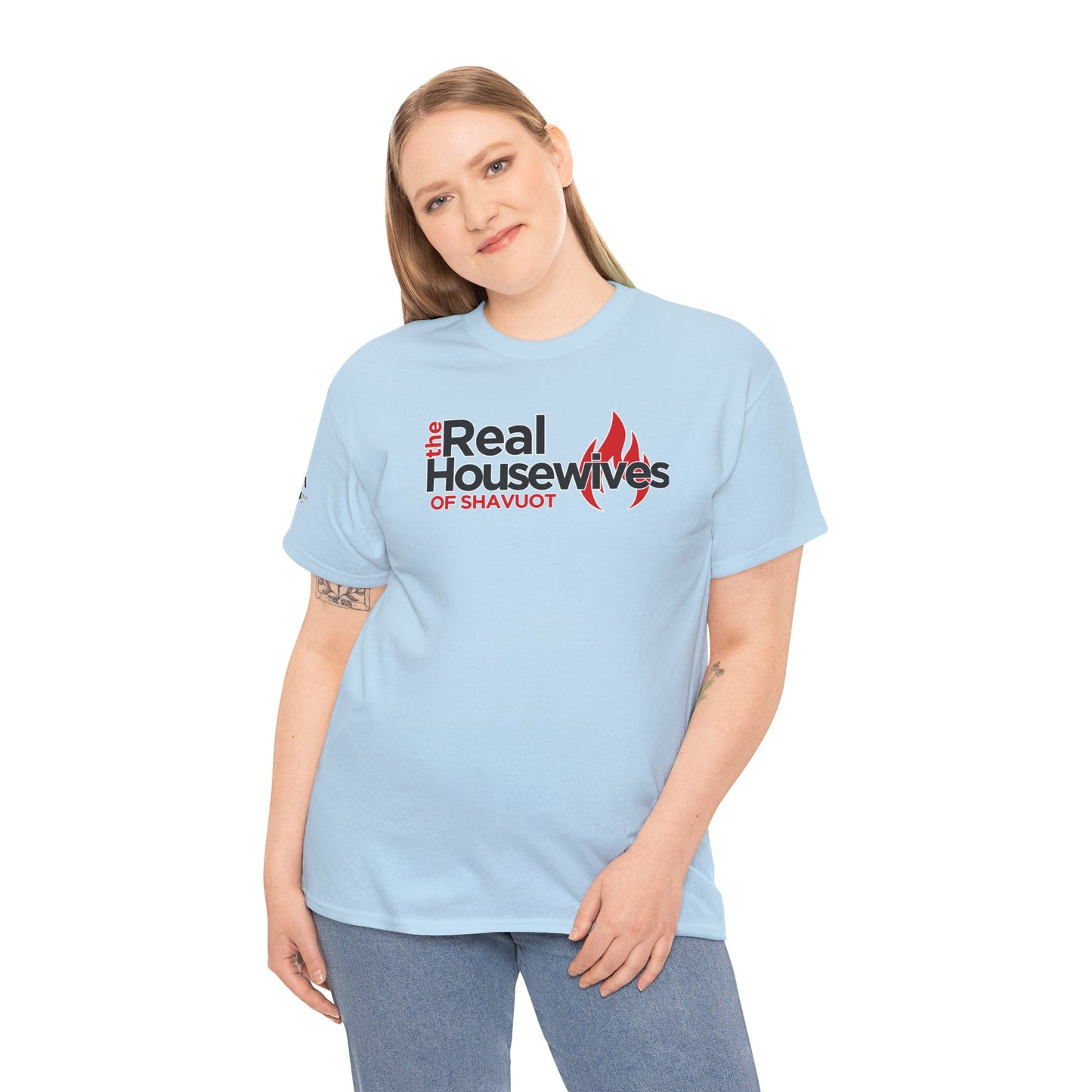 The Real Housewives of Shavuot Flames T‑Shirt Feast of Weeks Biblical Feast