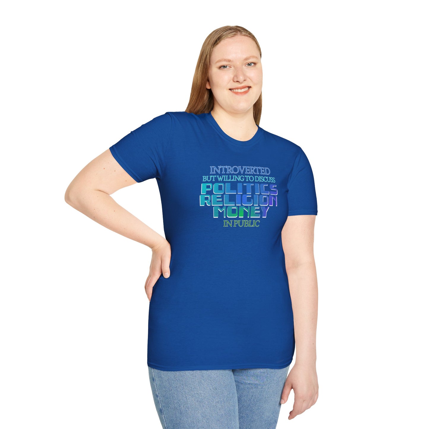 Introverted Politics Religion Money T-Shirt