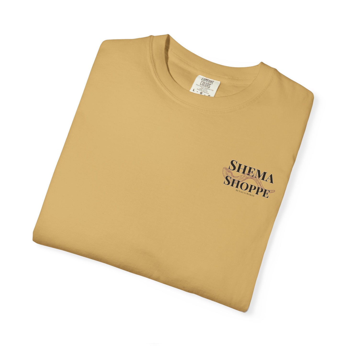 Open your Mouth Garment-Dyed T-Shirt — Rescue the Oppressed Back Print