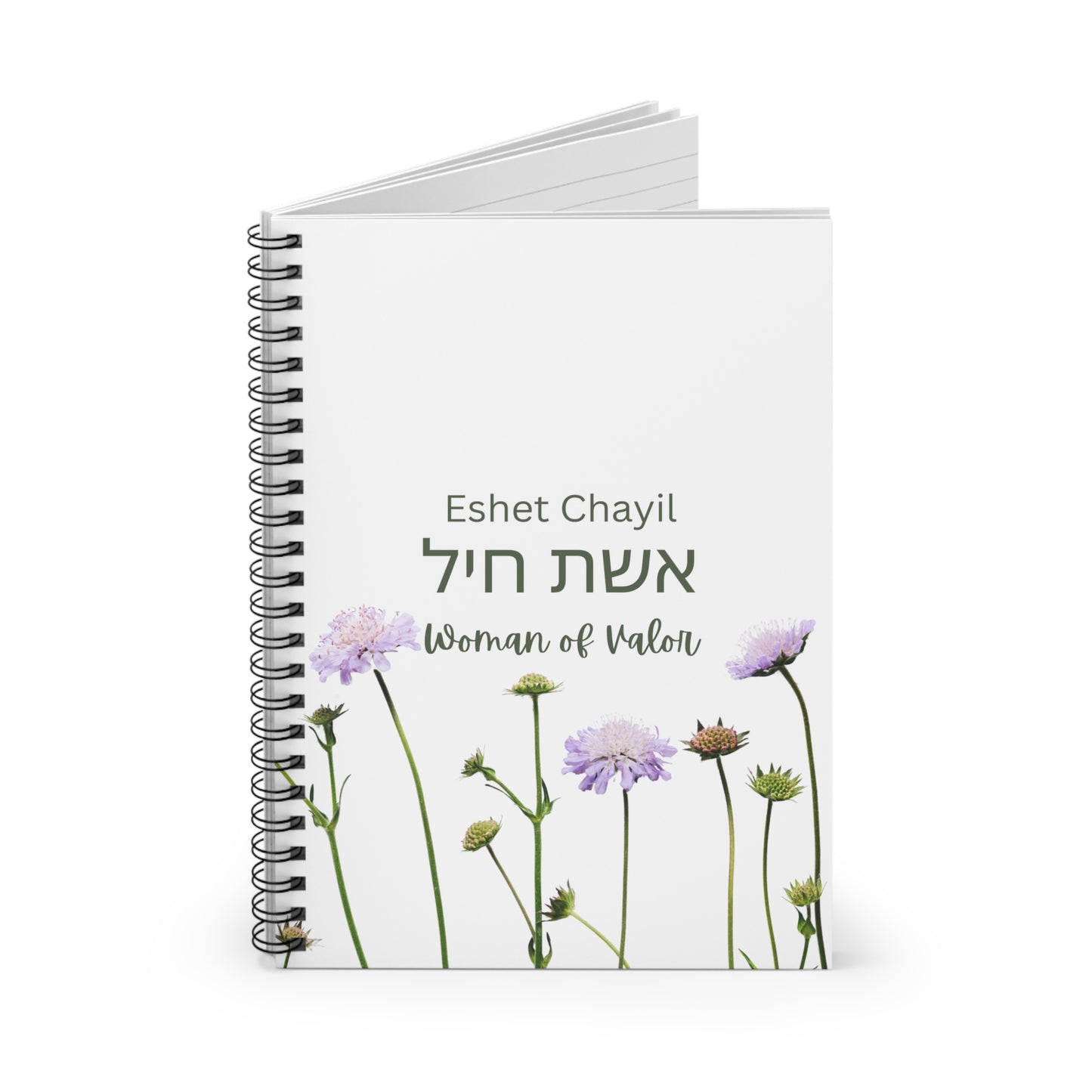 Woman of Valor Spiral Notebook - Ruled Line