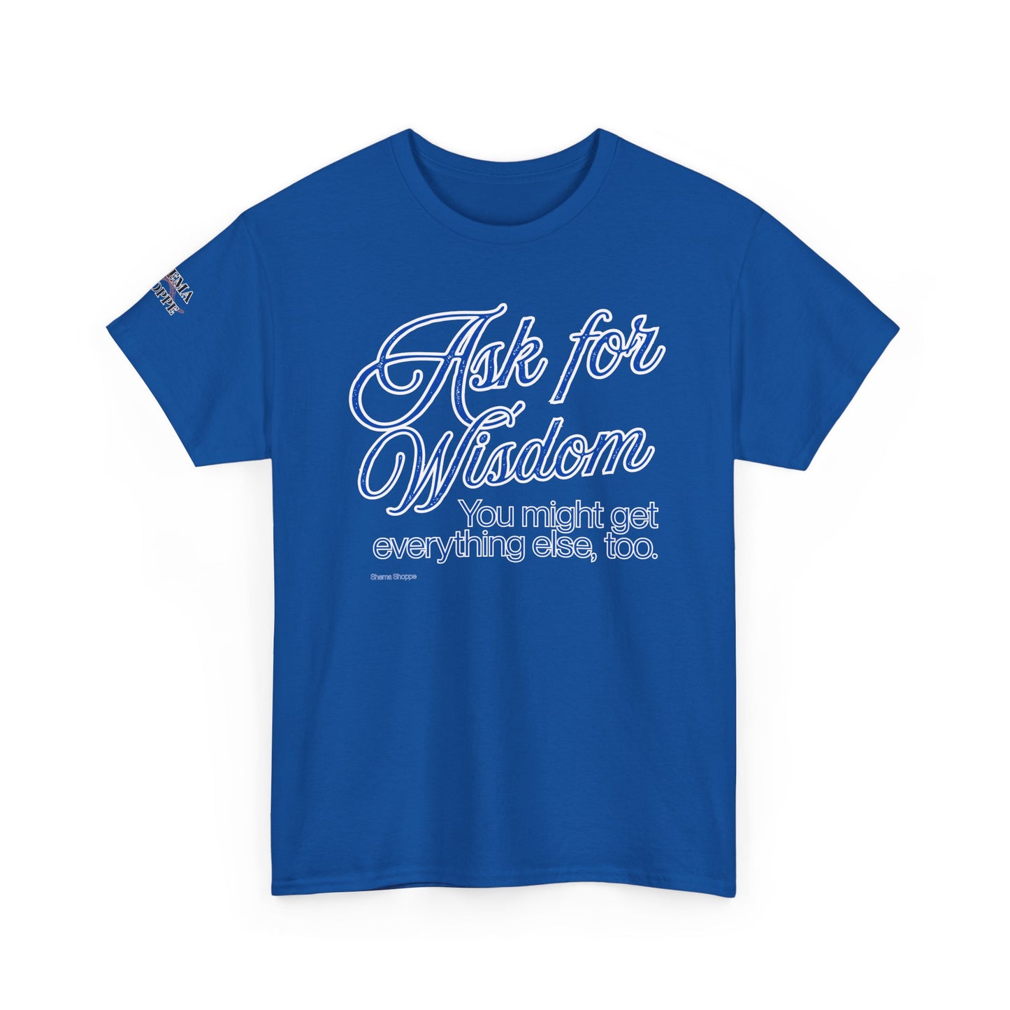 Ask For Wisdom Unisex Heavy Cotton Tee