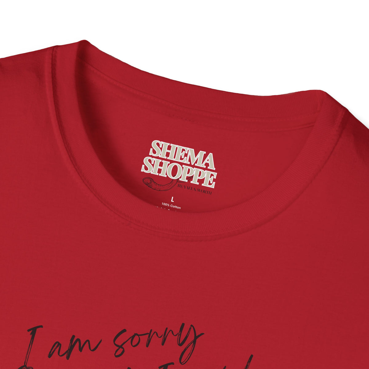 I'm sorry (Yeshua) Unisex Softstyle T-Shirt
