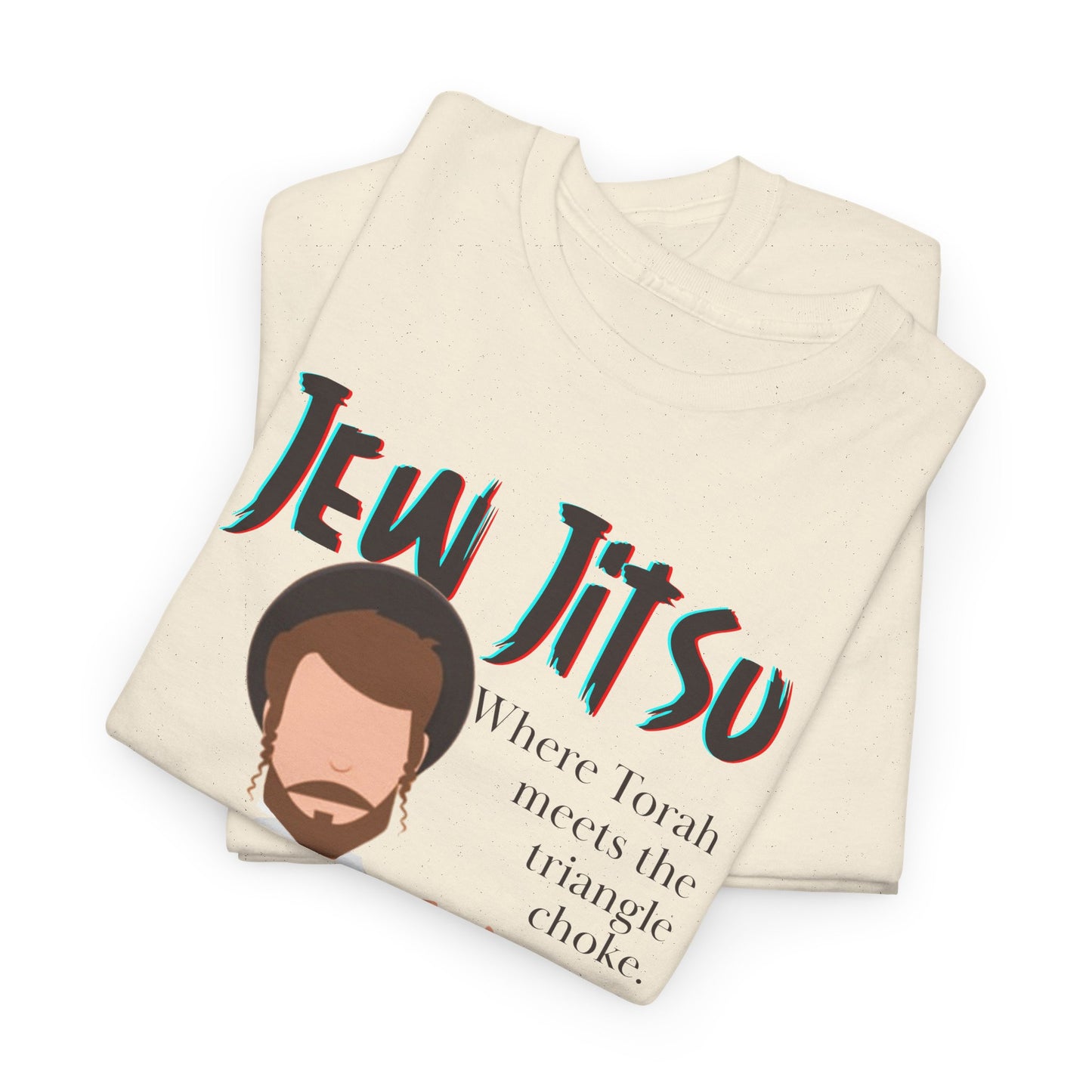 Jew Jitsu Funny Unisex Tee - Cotton Martial Arts Torah Shirt