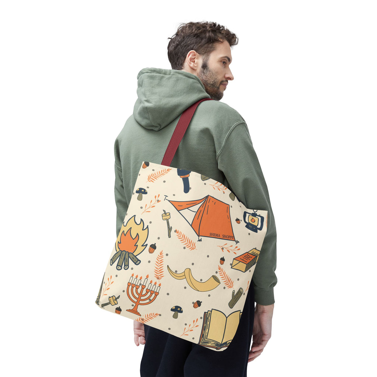 Sukkot Tents Tote Bag (AOP)