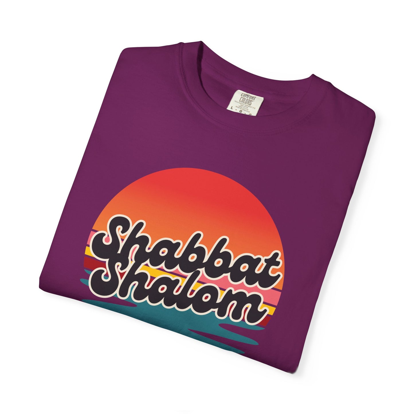 Sunset Shabbat Shalom T-shirt