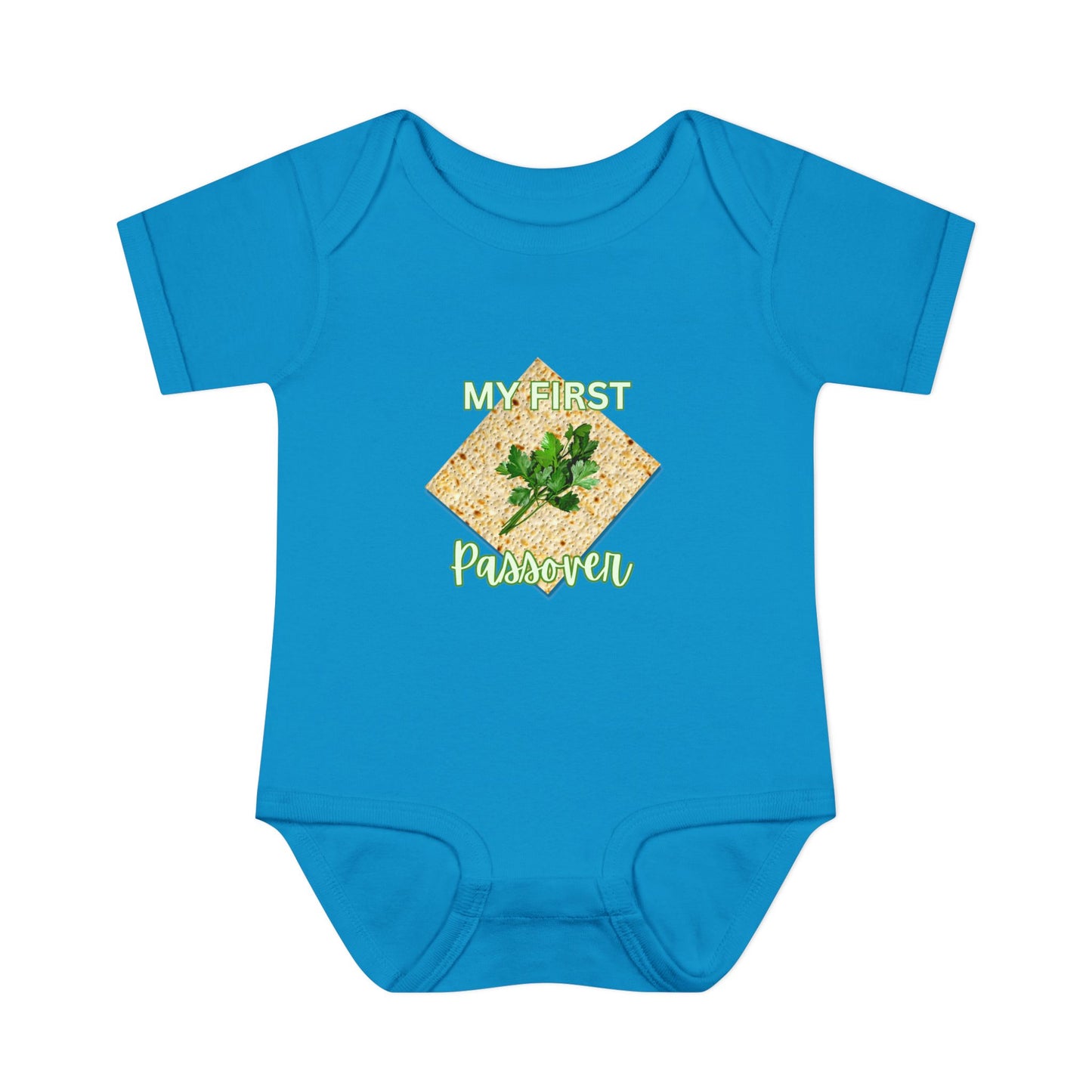 Baby Bodysuit - "My First Passover" Infant Onesie (Cute Unleavened Bread Lover Gift)