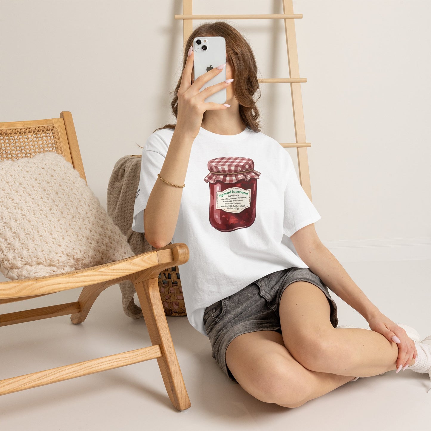 Fruit Of The Spirit Graphic Tee — Vintage Preserves "Spread it Around" T‑Shirt Galations