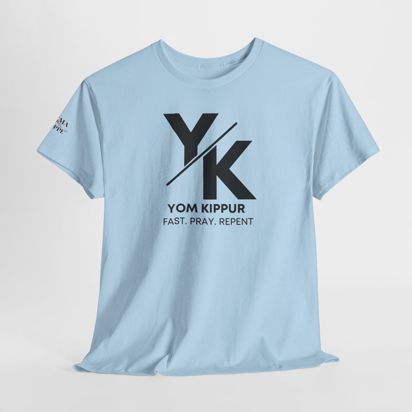 Yom Kippur Tee - "YK" Logo with "Fast. Pray. Repent." Set-Apart Biblical Day of Atonement T-Shirt