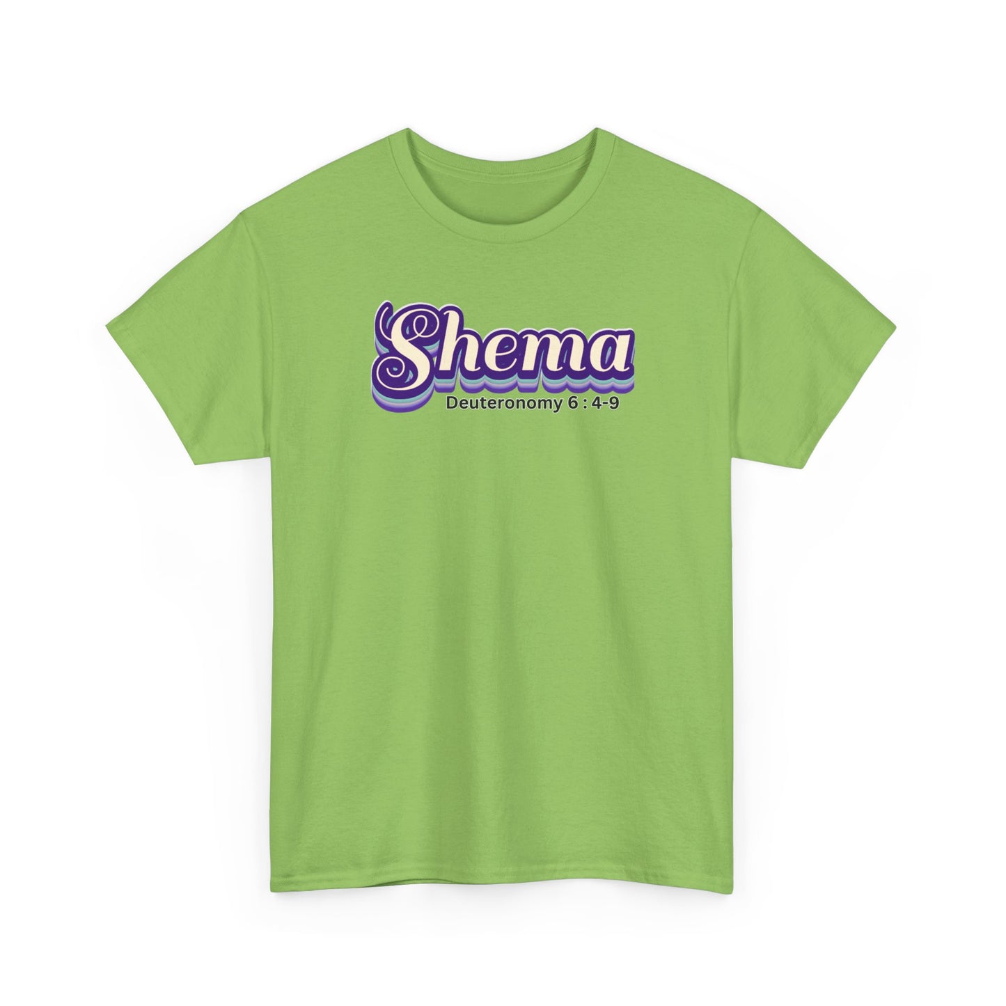 Faded Retro Shema Unisex Heavy Cotton Tee