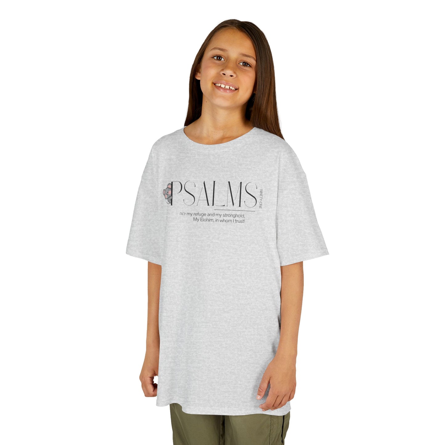 Psalm 91 Kids Tee — Cute Faith-Based Children's T-Shirt