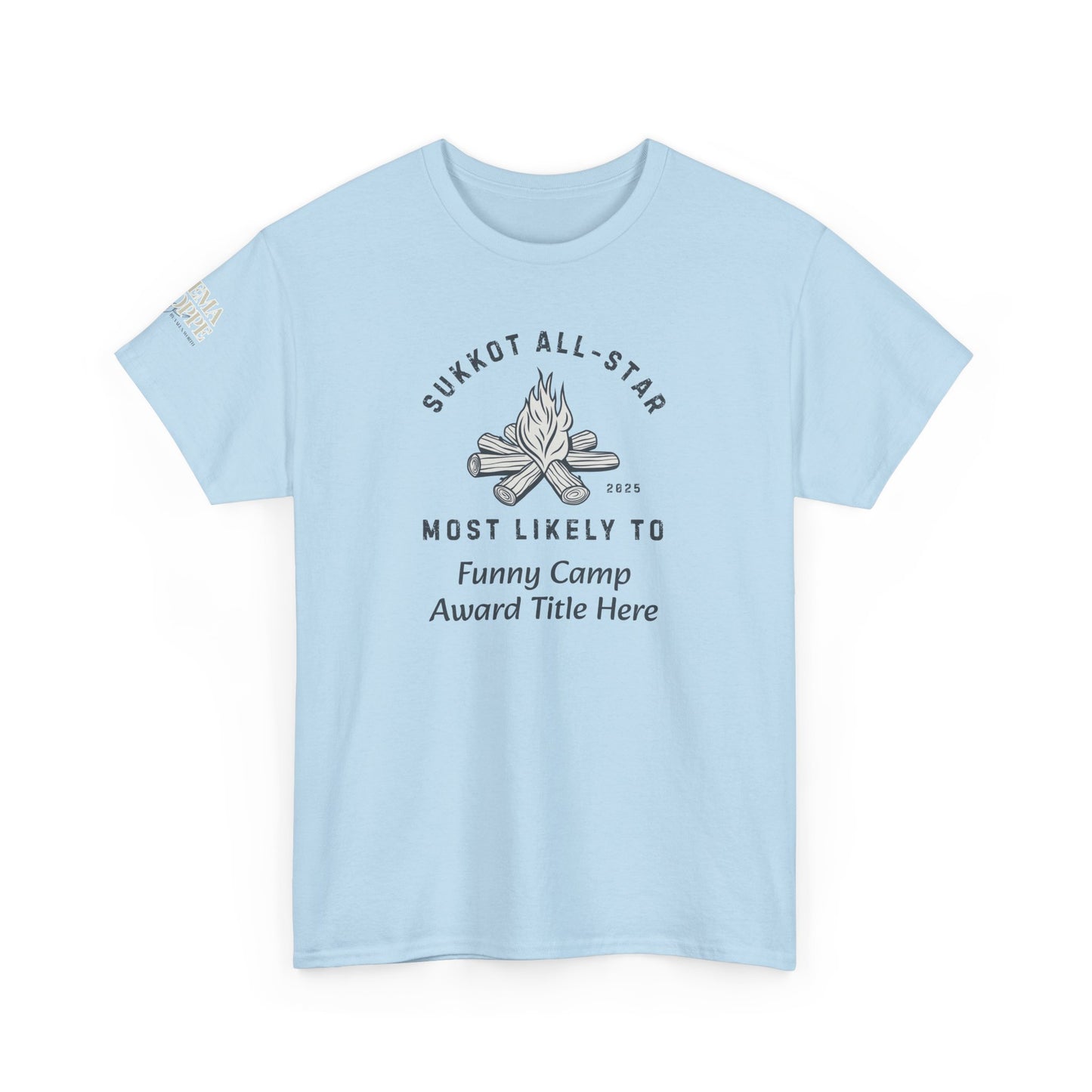 T-Shirt Sukkot All-Star Camp Award Shirt Gift
