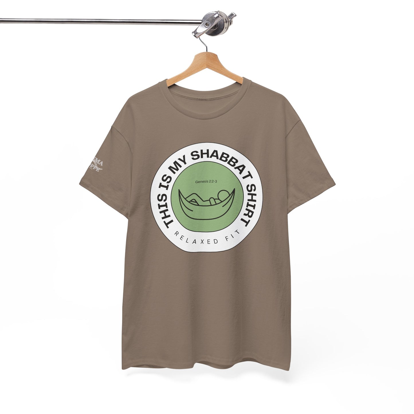 This Is My Shabbat Shirt — Chilling Out Is a Commandment Hammock Sabbath Cotton Tee