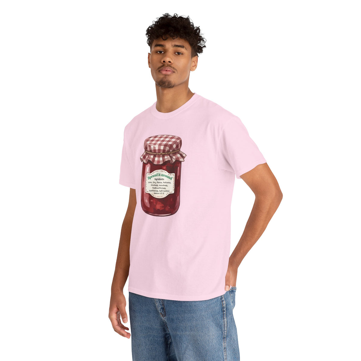 Fruit Of The Spirit Graphic Tee — Vintage Preserves "Spread it Around" T‑Shirt Galations