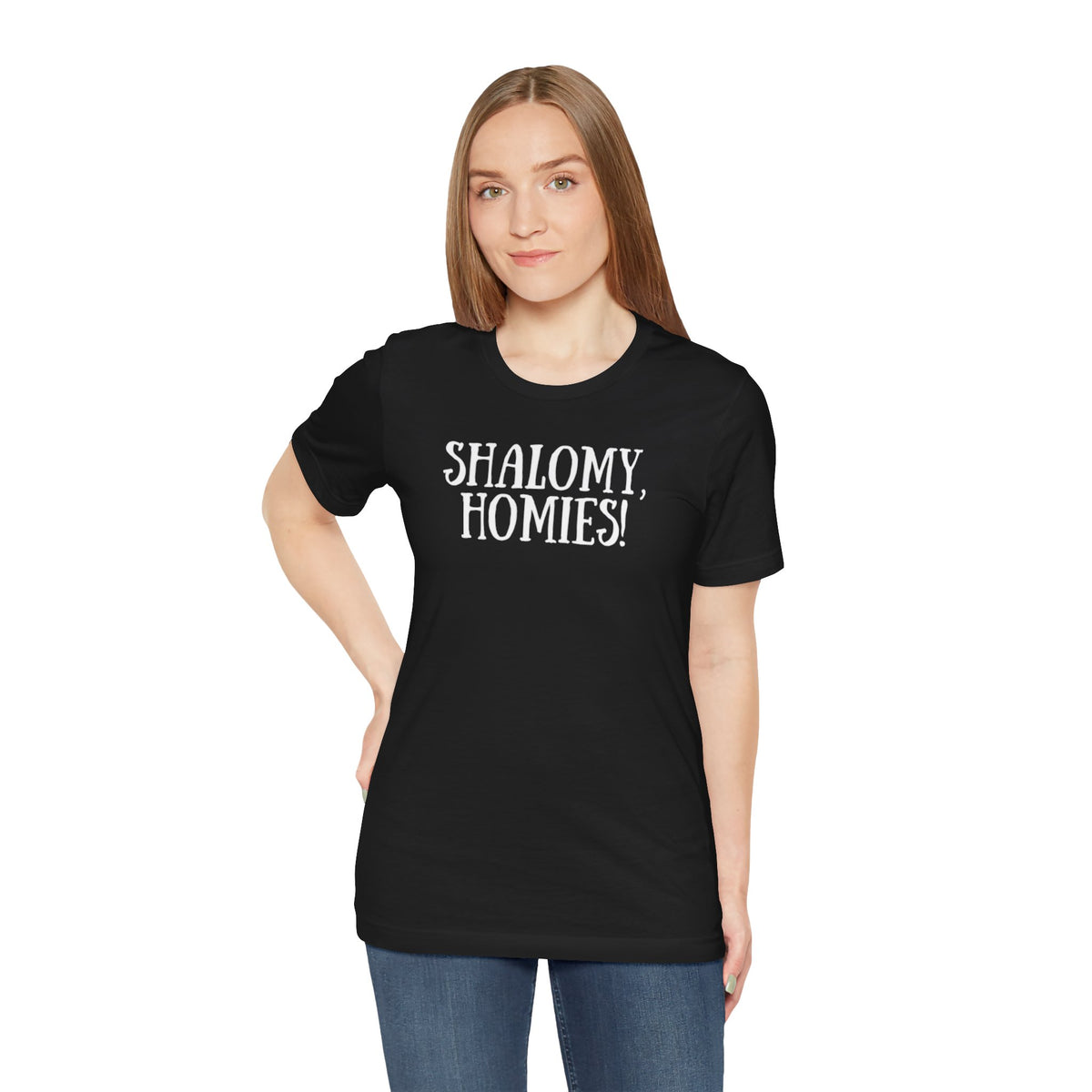 Shalomy Homies Tee - Funny Torah Obervant Greeting T-Shirt (Canada)