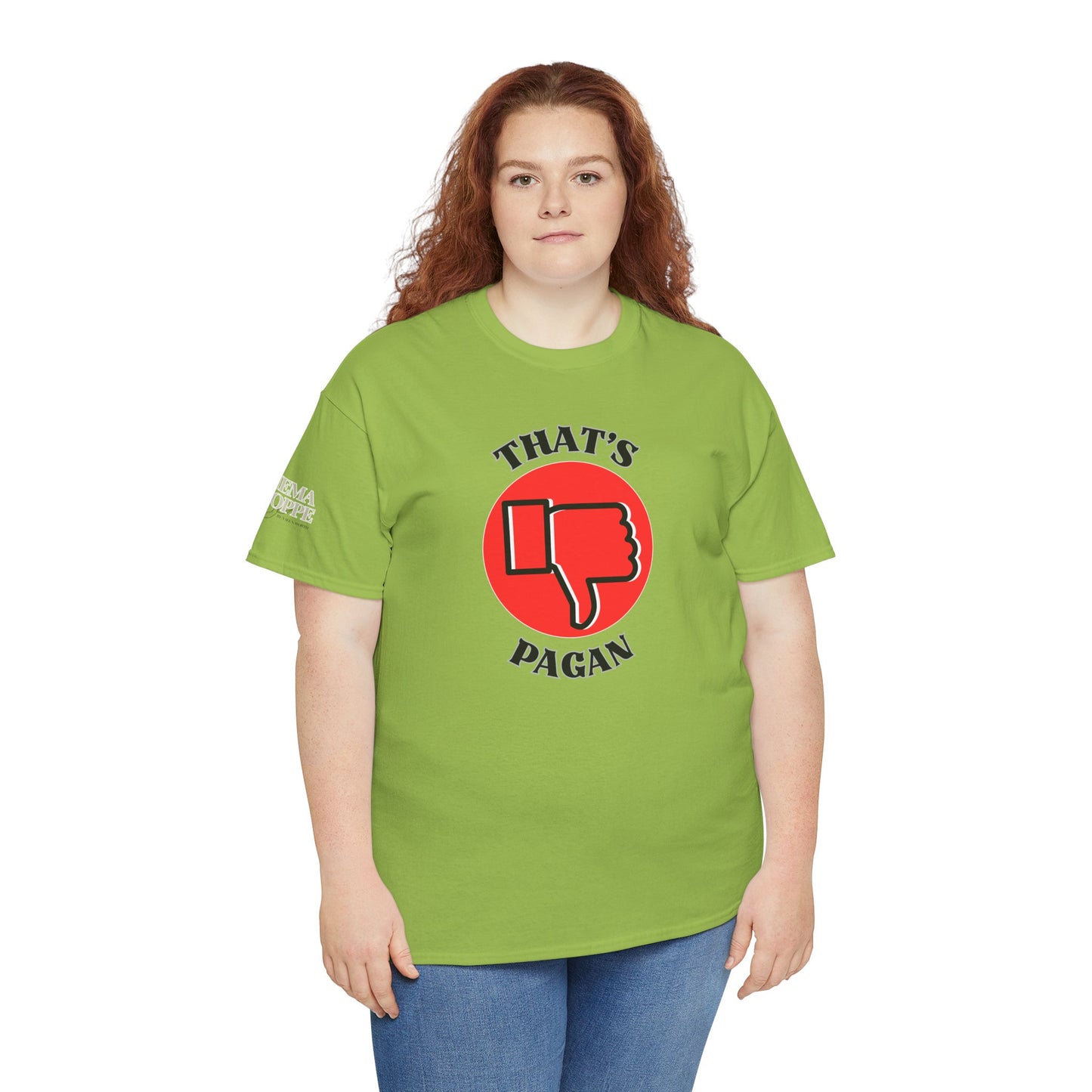 That's Pagan T-Shirt —Thumbs-Down Pagan Graphic Tee