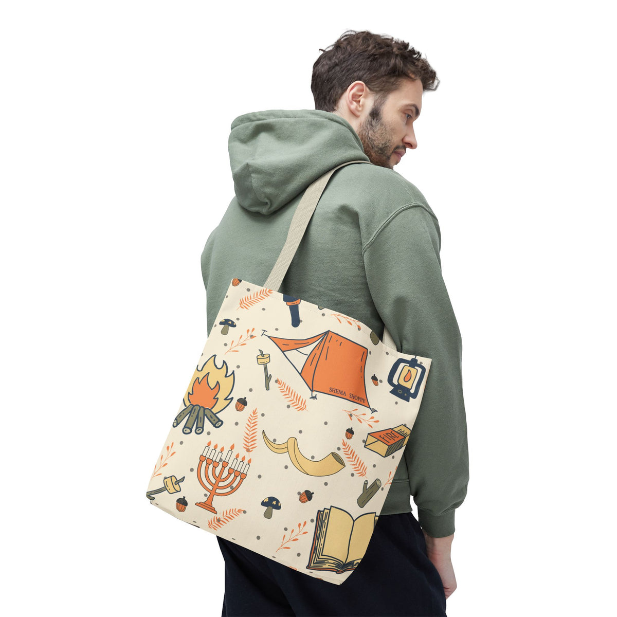 Sukkot Tents Tote Bag (AOP)