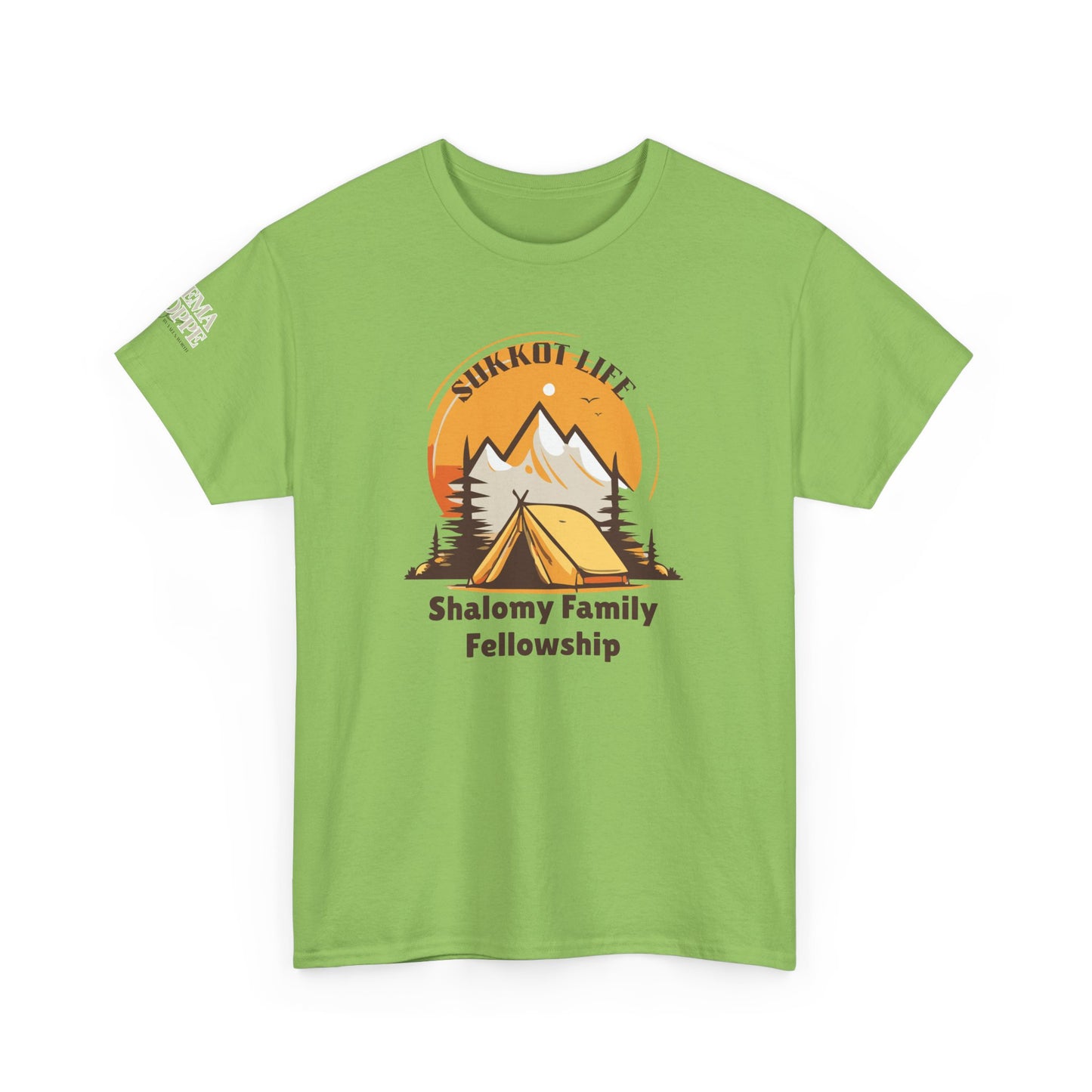 Personalized Sukkot Life Tee - Camping Biblical Feast Fellowship Shirt