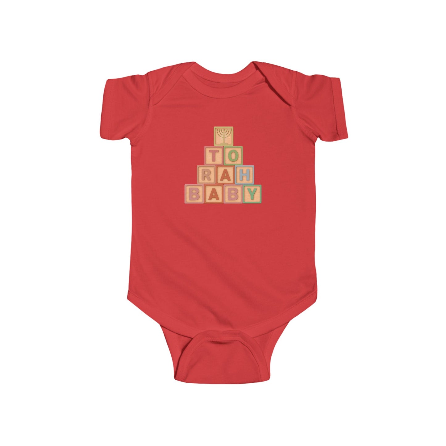 Torah Baby Blocks- Infant Fine Jersey Bodysuit