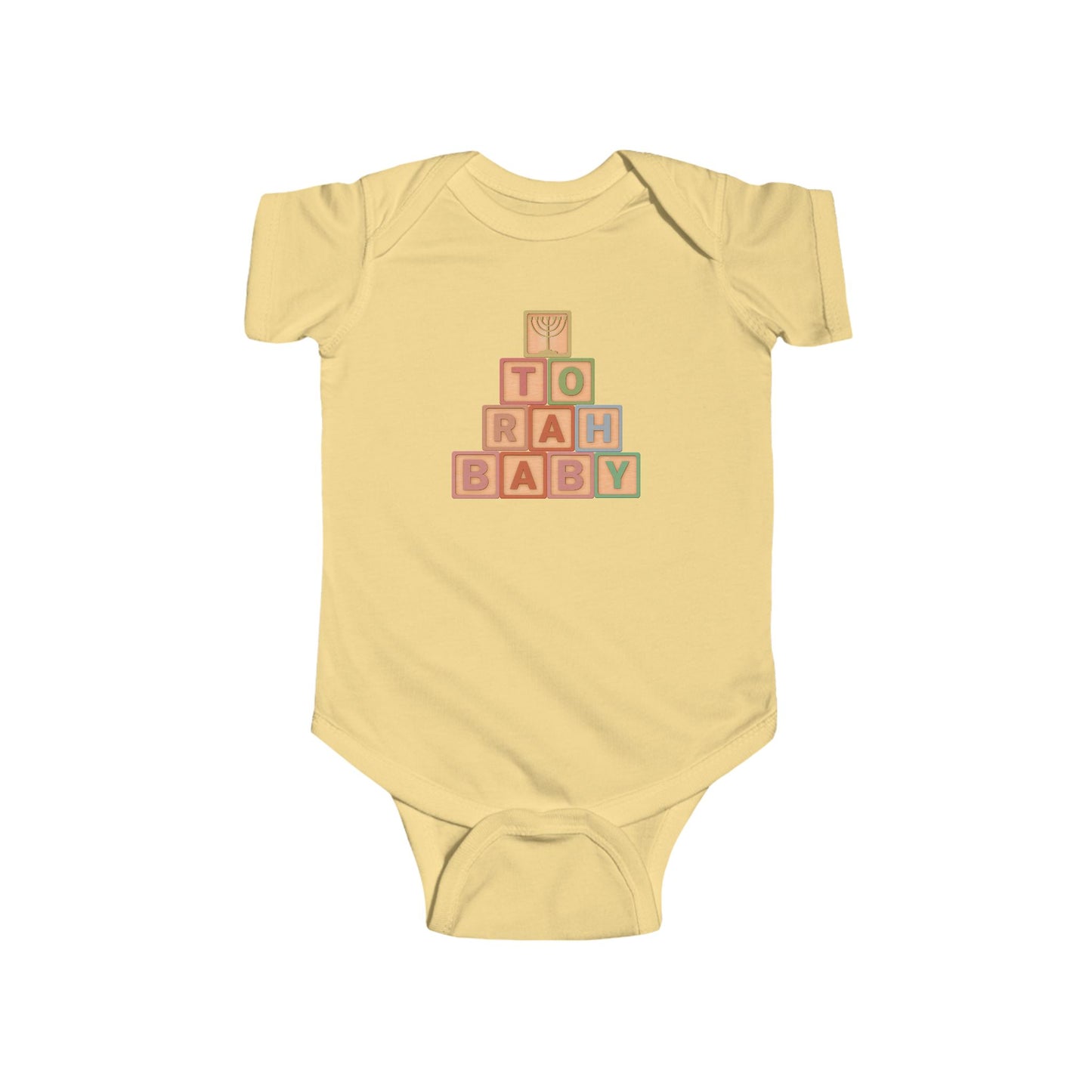 Torah Baby Blocks- Infant Fine Jersey Bodysuit
