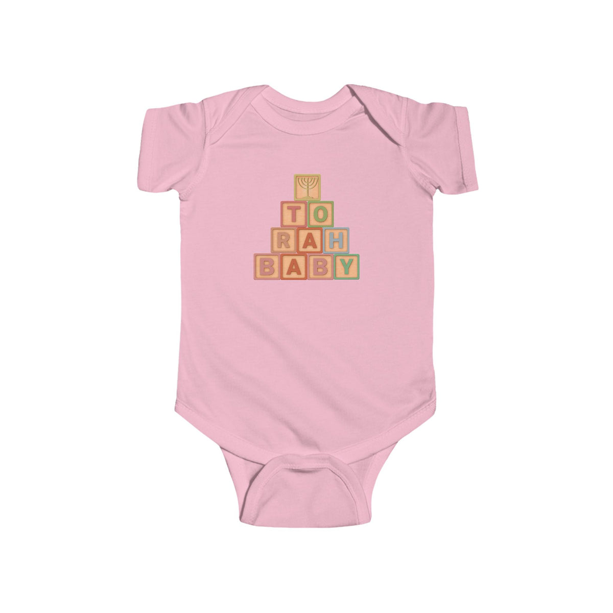 Torah Baby Blocks- Infant Fine Jersey Bodysuit
