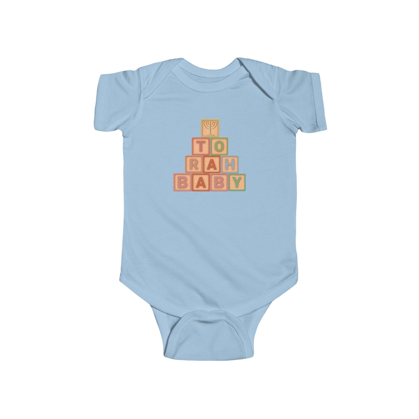 Torah Baby Blocks- Infant Fine Jersey Bodysuit