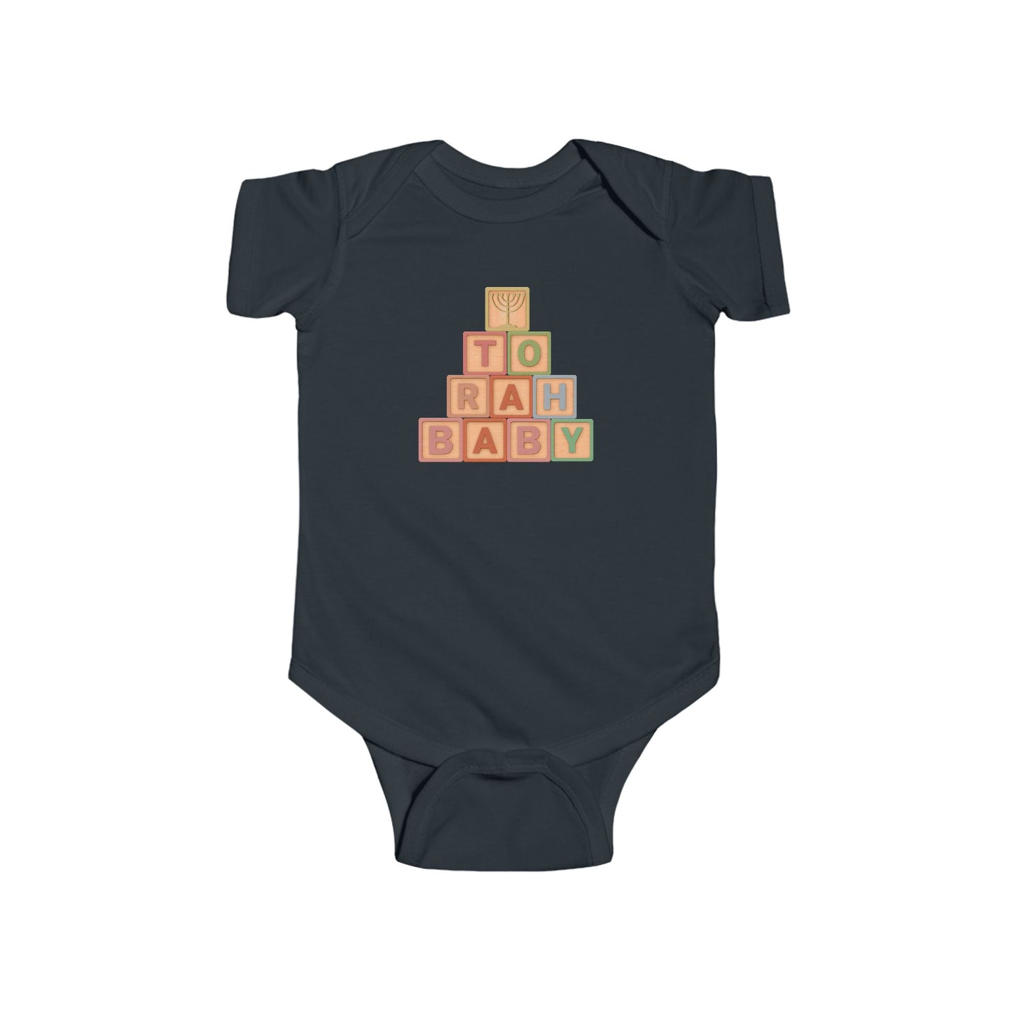 Torah Baby Blocks- Infant Fine Jersey Bodysuit