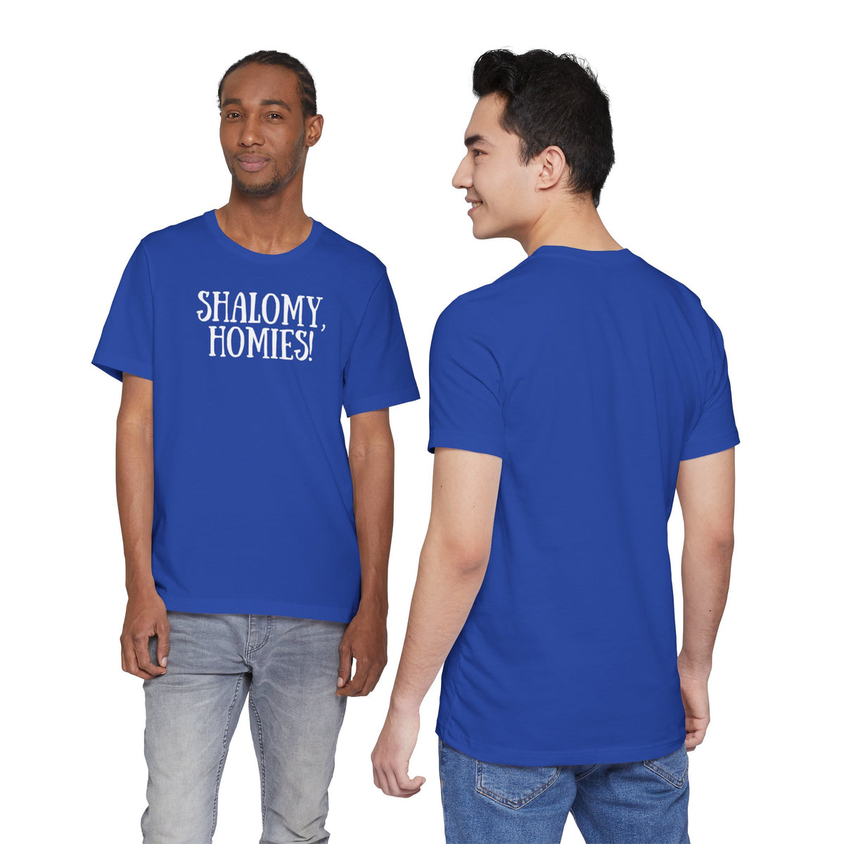 Shalomy Homies Tee - Funny Torah Obervant Greeting T-Shirt (Canada)