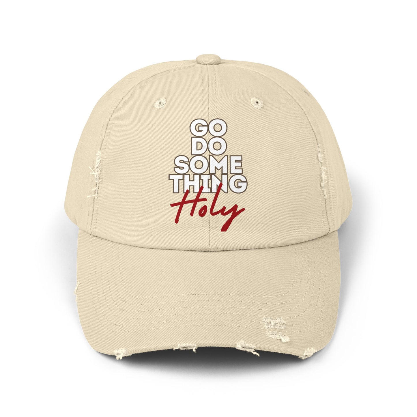 Go Do Something Holy Distressed Cap