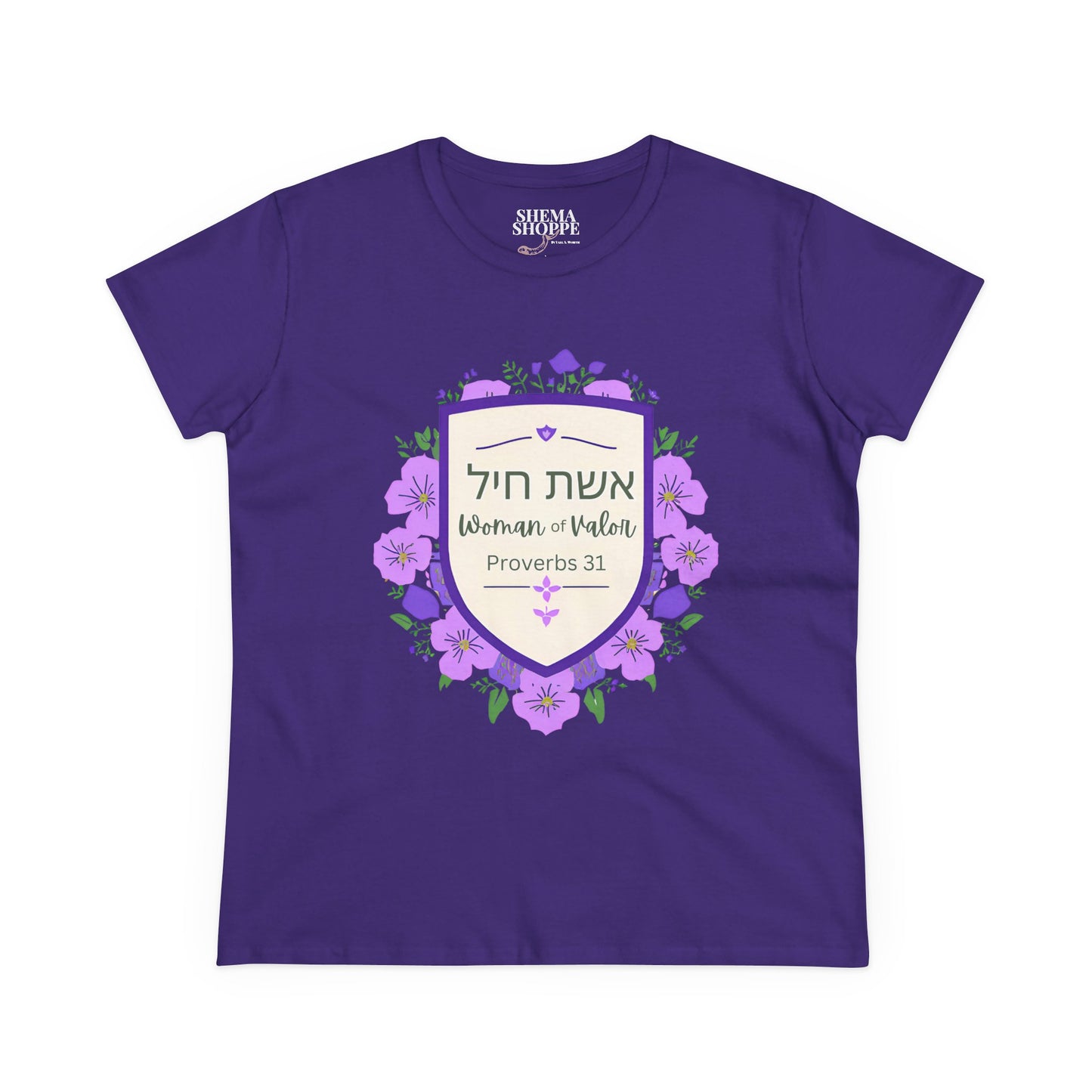 Woman of Valor Women's Midweight Cotton Tee