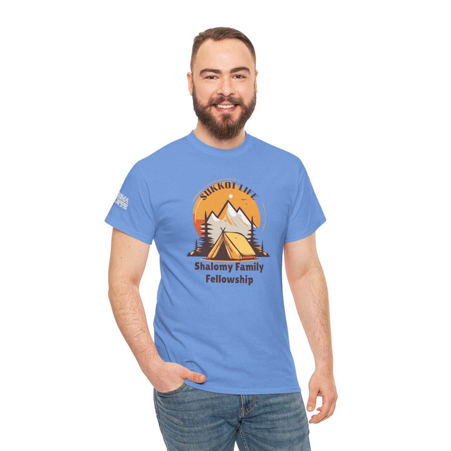 Personalized Sukkot Life Tee - Camping Biblical Feast Fellowship Shirt