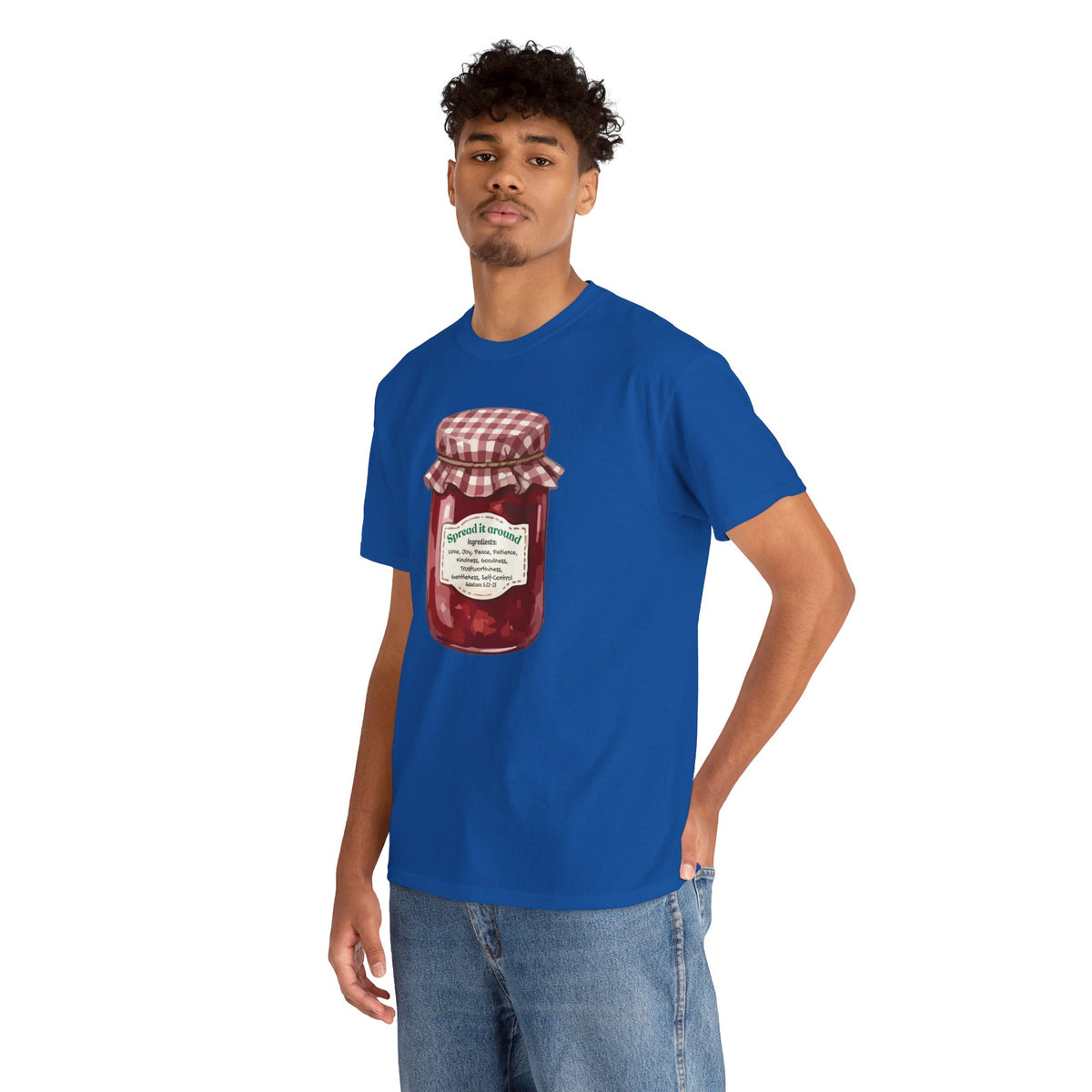 Fruit Of The Spirit Graphic Tee — Vintage Preserves "Spread it Around" T‑Shirt Galations
