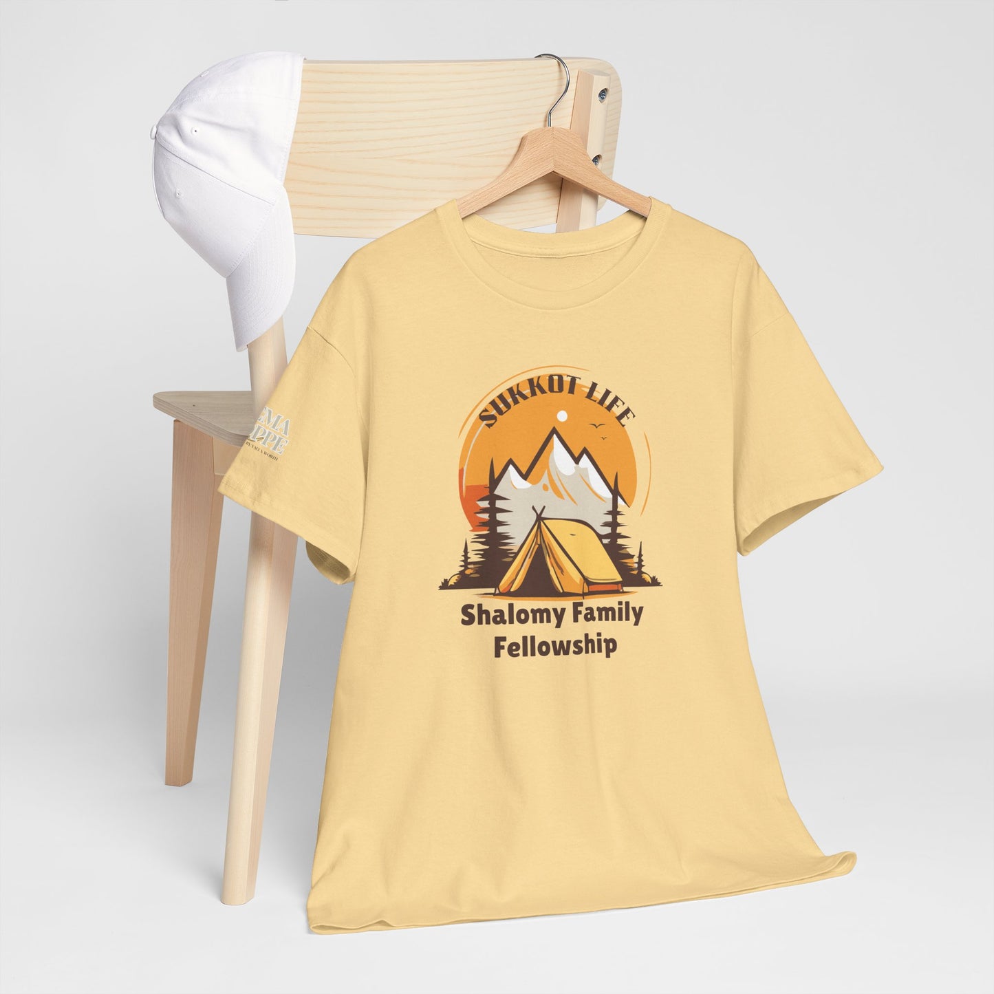Personalized Sukkot Life Tee - Camping Biblical Feast Fellowship Shirt
