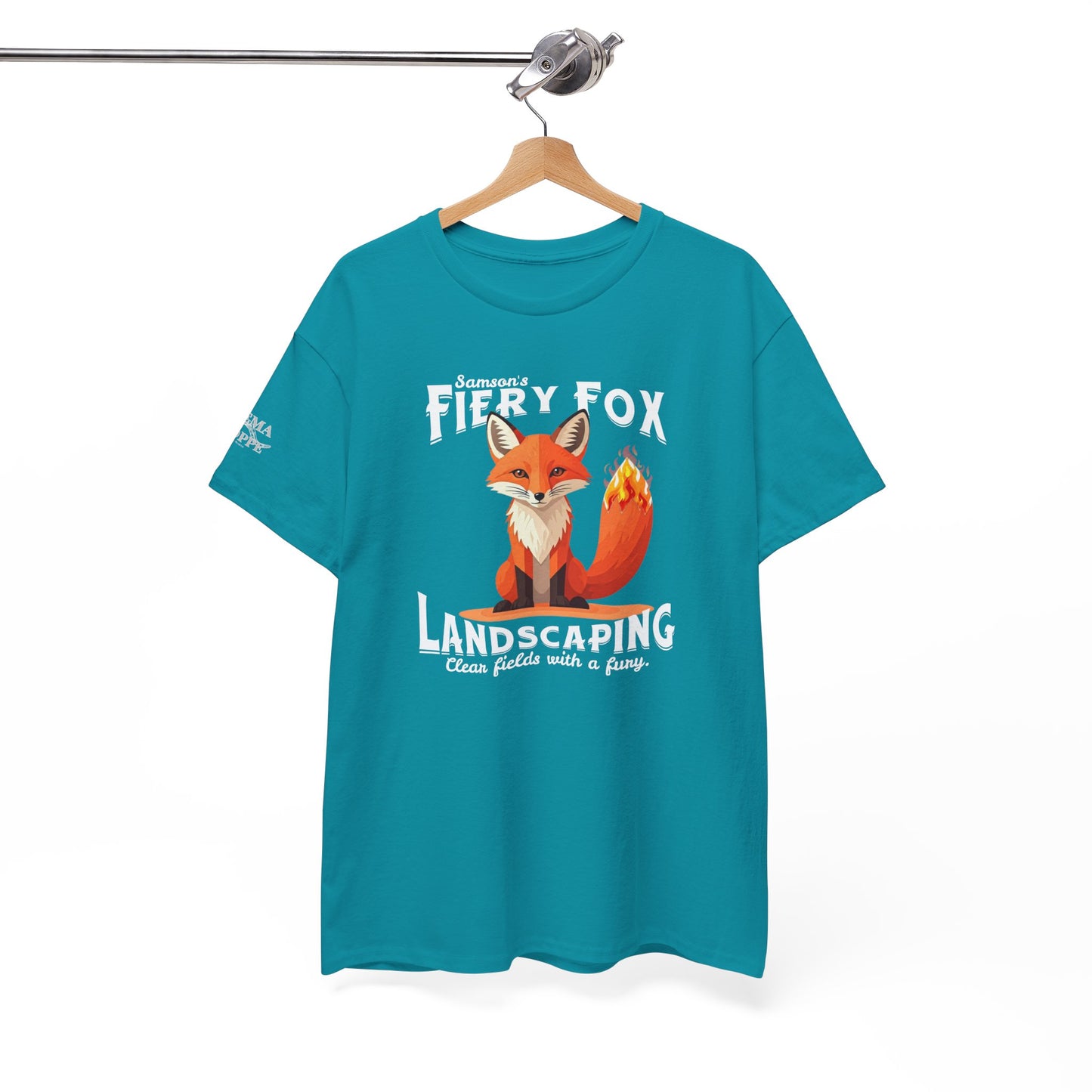 Fiery Fox Landscaping Unisex Heavy Cotton Tee - dark shades