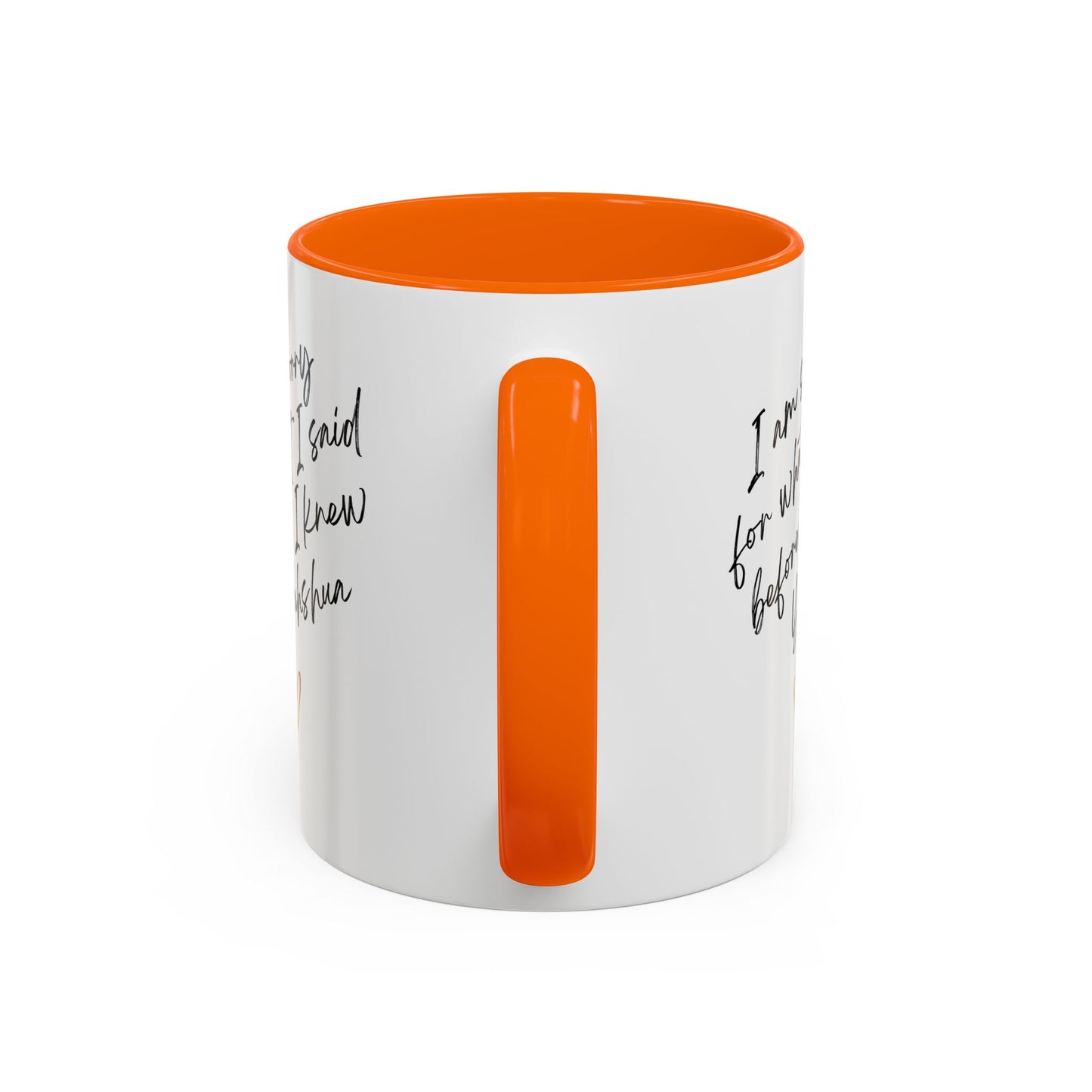 I'm Sorry (Yahshua) Accent Coffee Mug (11, 15oz)