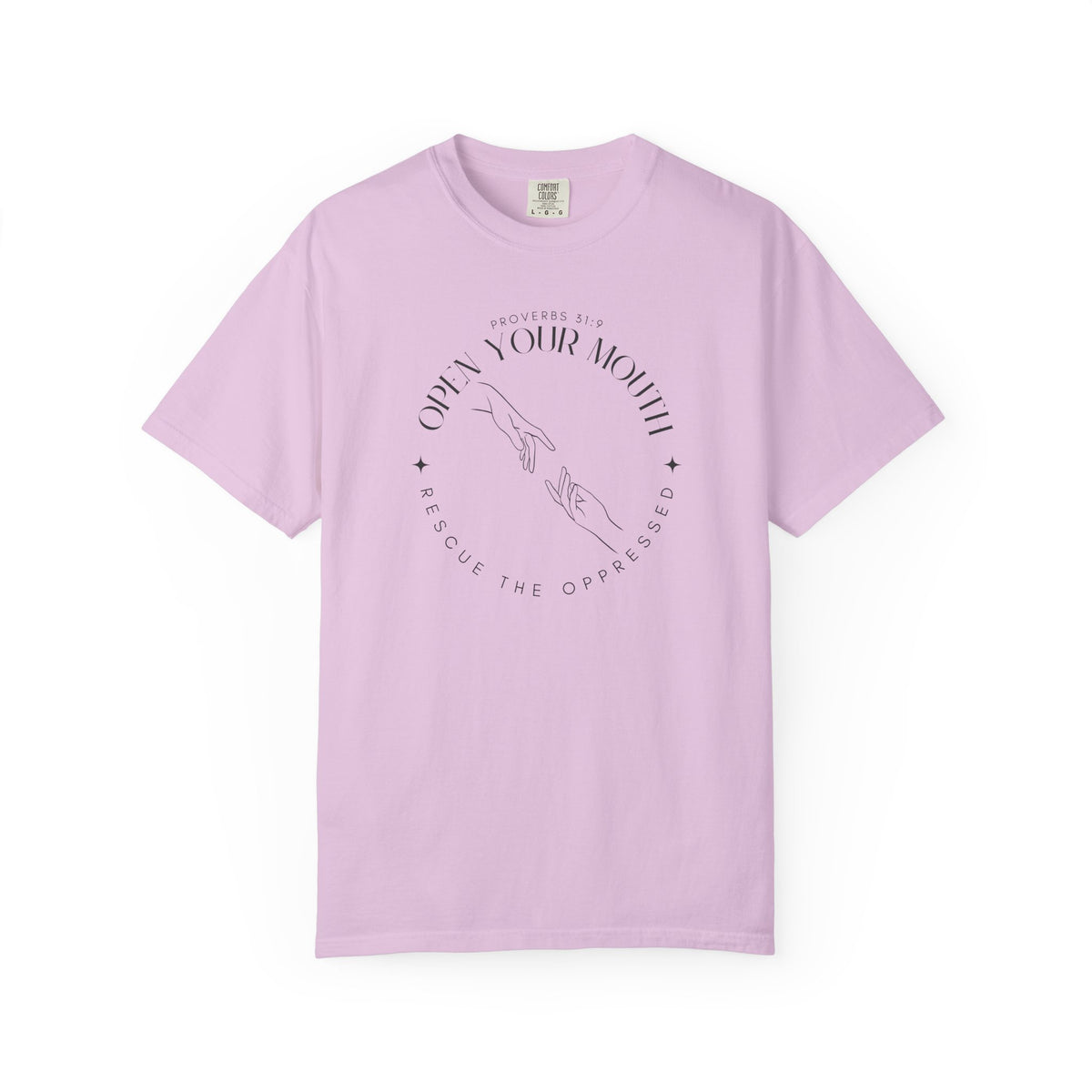 Proverbs 31:9 Unisex T-shirt - Speak Up Against Human Trafficking - 100% Cotton