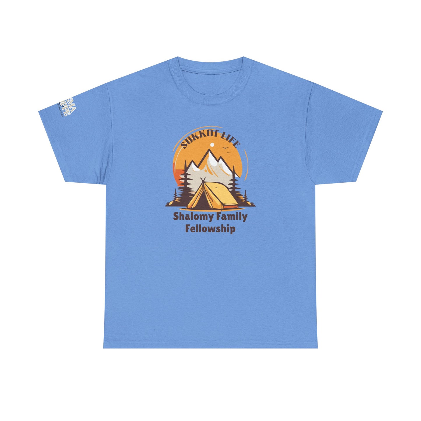 Sukkot Life Tee - Camping Biblical Feast Fellowship Shirt