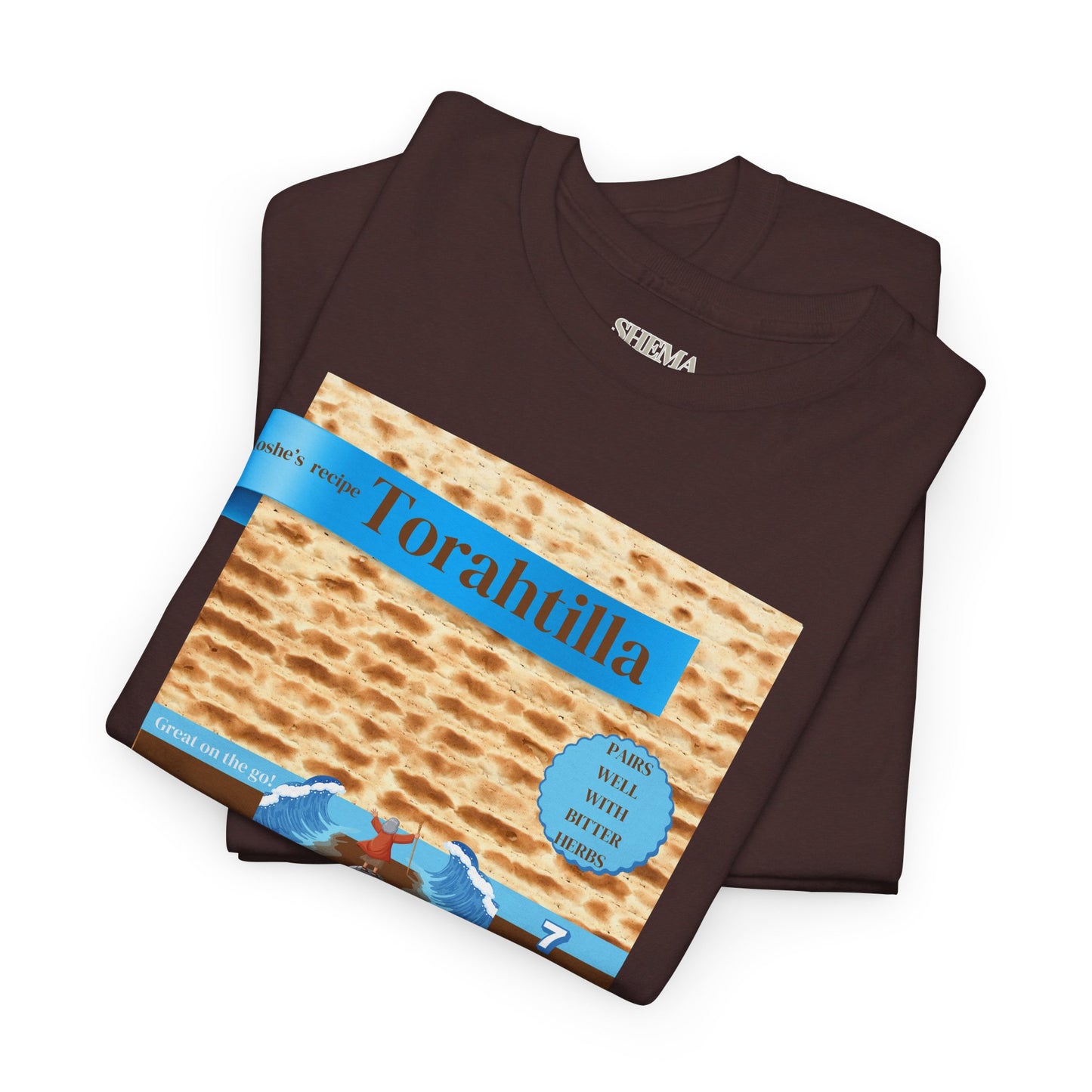 Passover Matzo Unisex Tee - Moshe's Recipe Torahtillas Cotton Funny Shirt