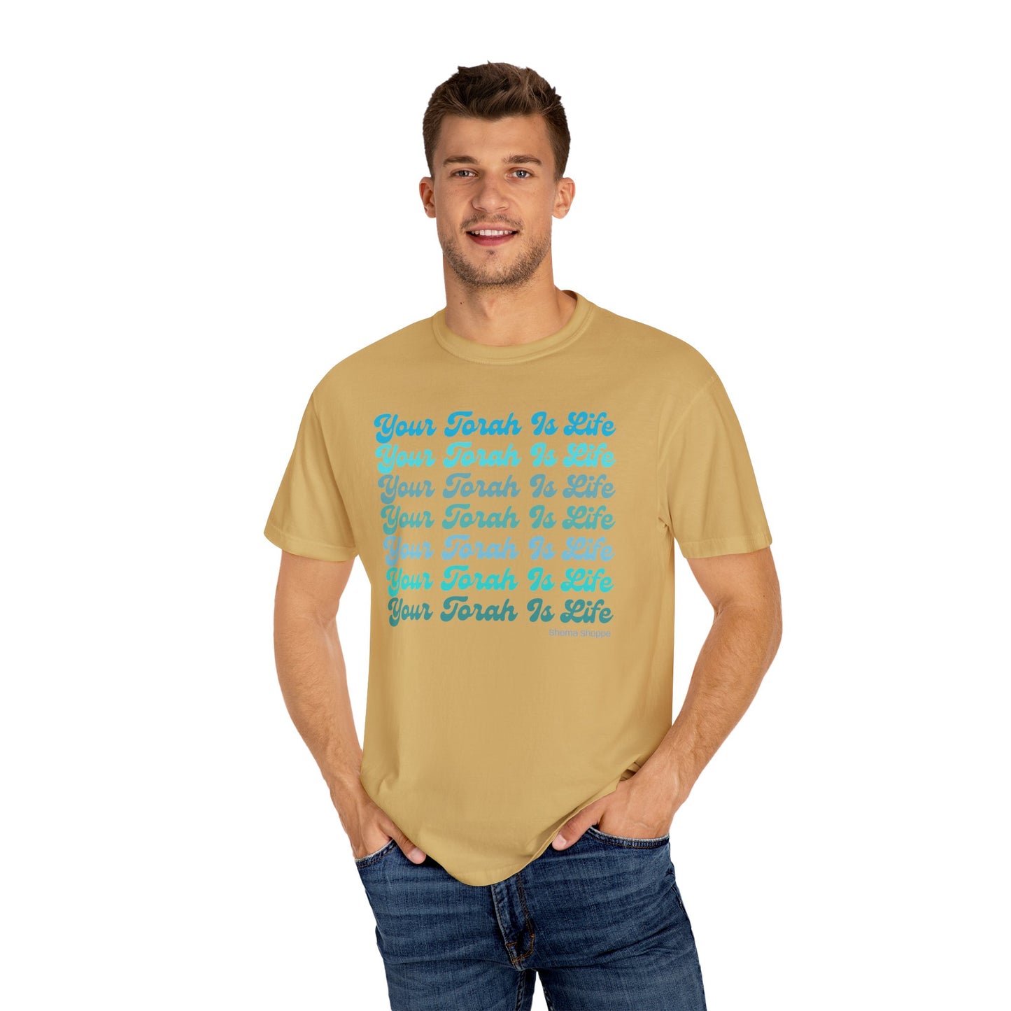 Your Torah Is Life Inspirational T-Shirt - Spiritual Gift, Faith-Based Apparel, Casual Wear, Bible Quote Shirt, Feast and Fellowship Tee
