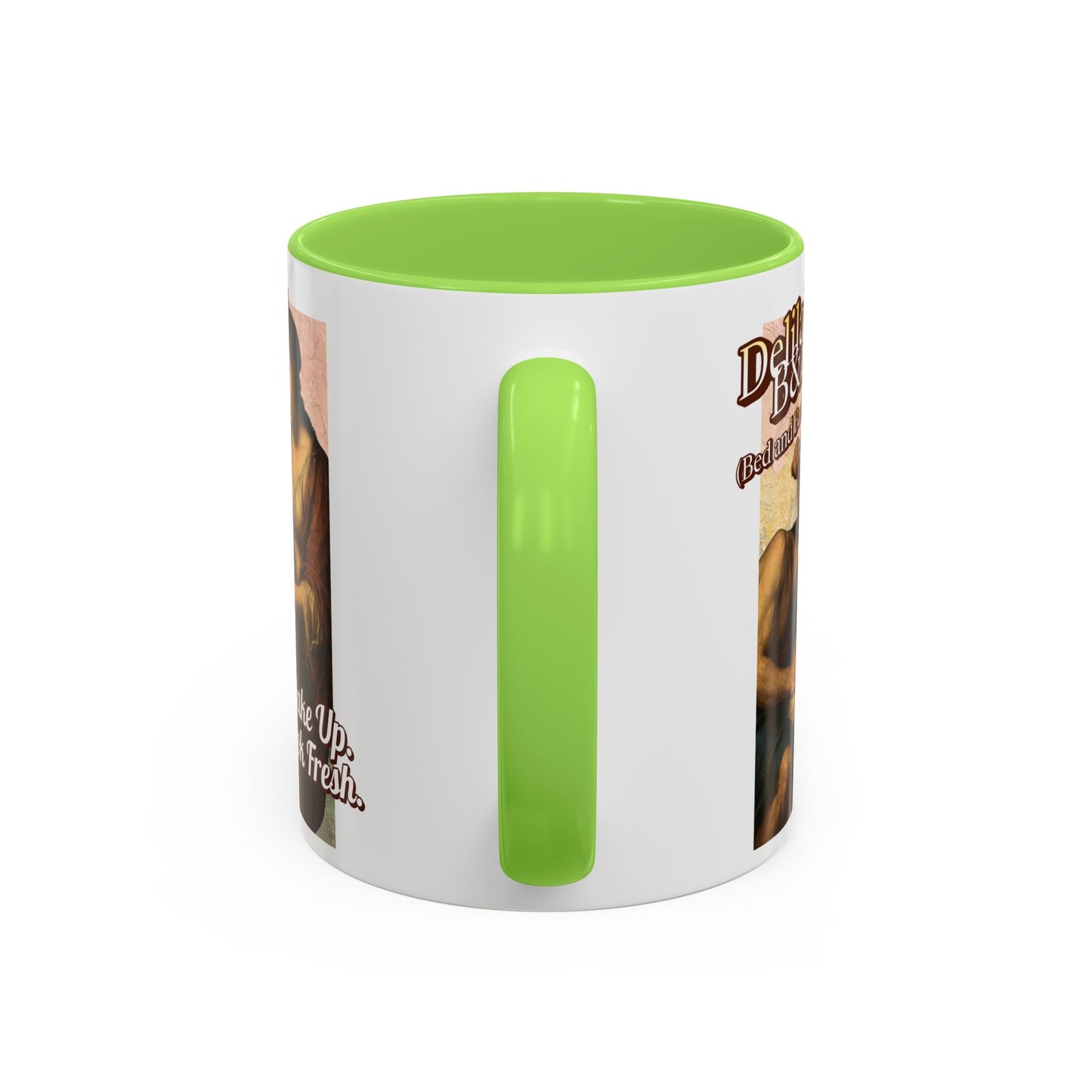 Funny Vintage Sampson Delilah's B&B Coffee Mug Bible Humor