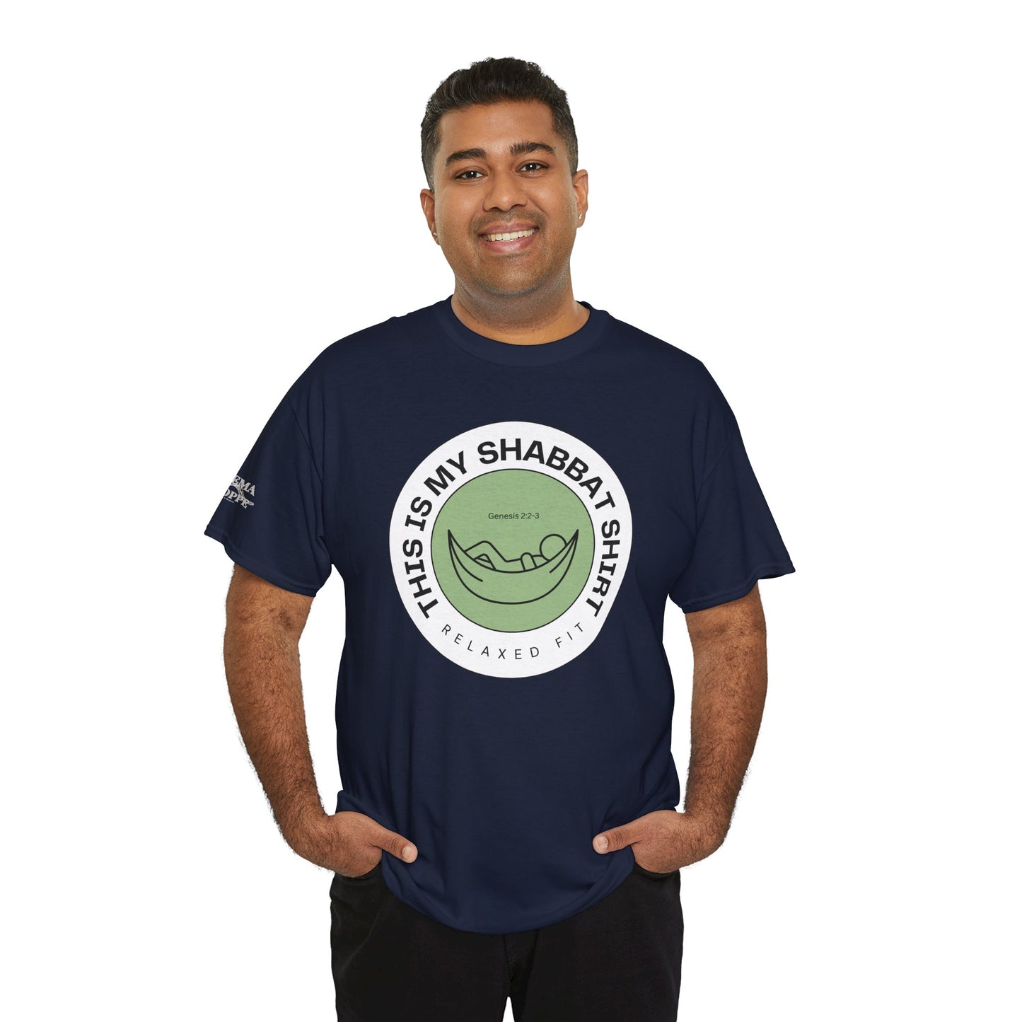 This Is My Shabbat Shirt — Chilling Out Is a Commandment Hammock Sabbath Cotton Tee